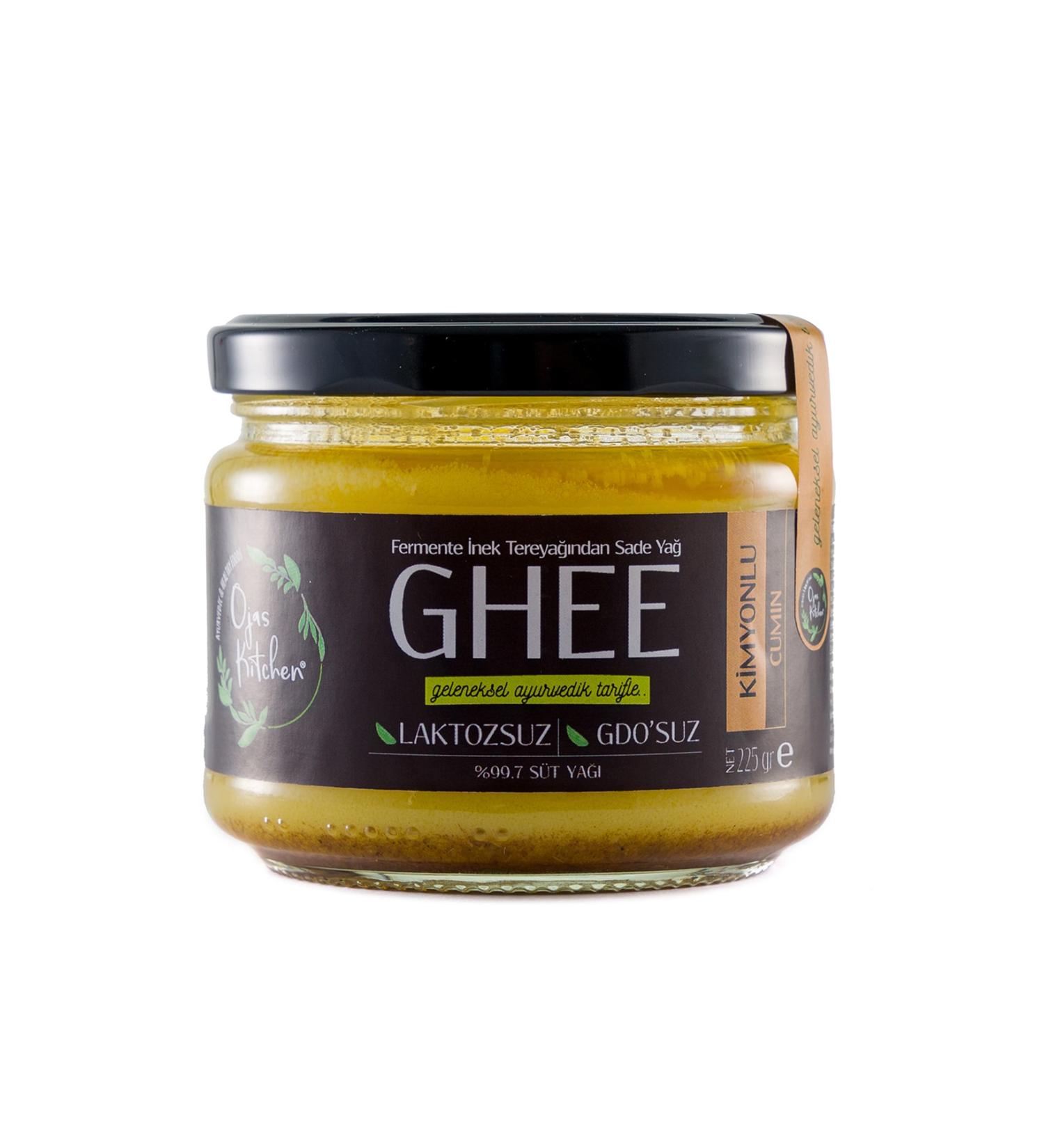 OJAS KITCHEN Cumin Plain Oil / Ghee 225 gr Lactose-free Casein-free GMO-free Pure Oil / Ghee