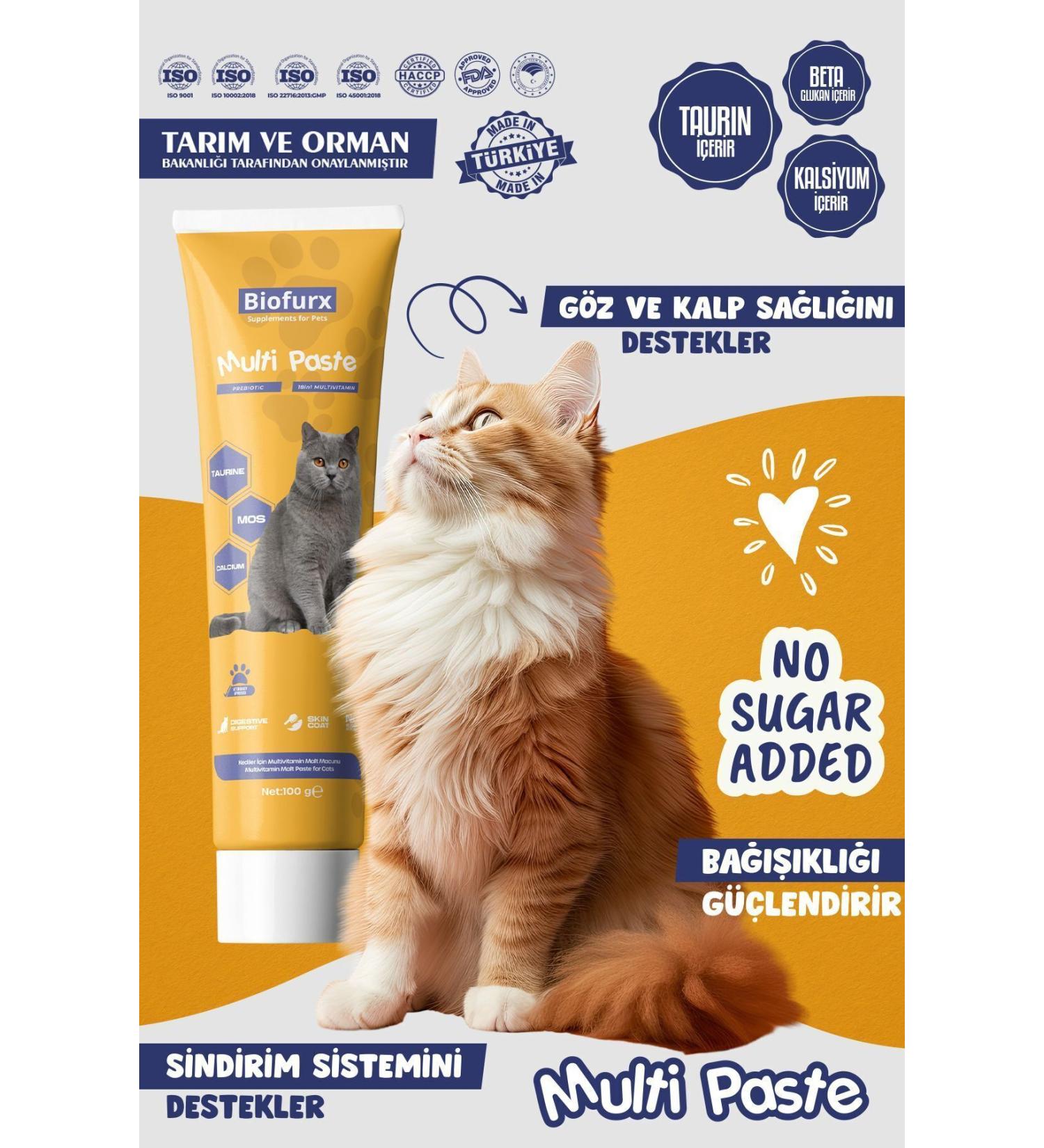 Bio PetActive Cat Malt Paste Hairball Prevention for Cats 25 ml