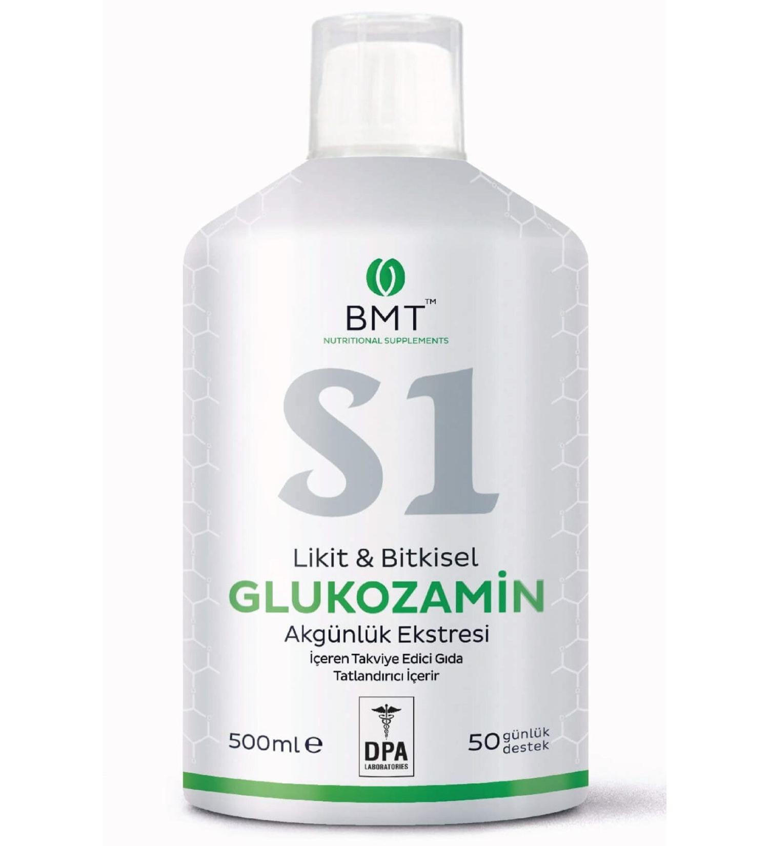 BMT Biomet S1 Glucosamine 500 ml and Aromatherapy Gel Containing Liquid and Herbal Glucosamine 100 ml - Buy Online on GoSupps.com