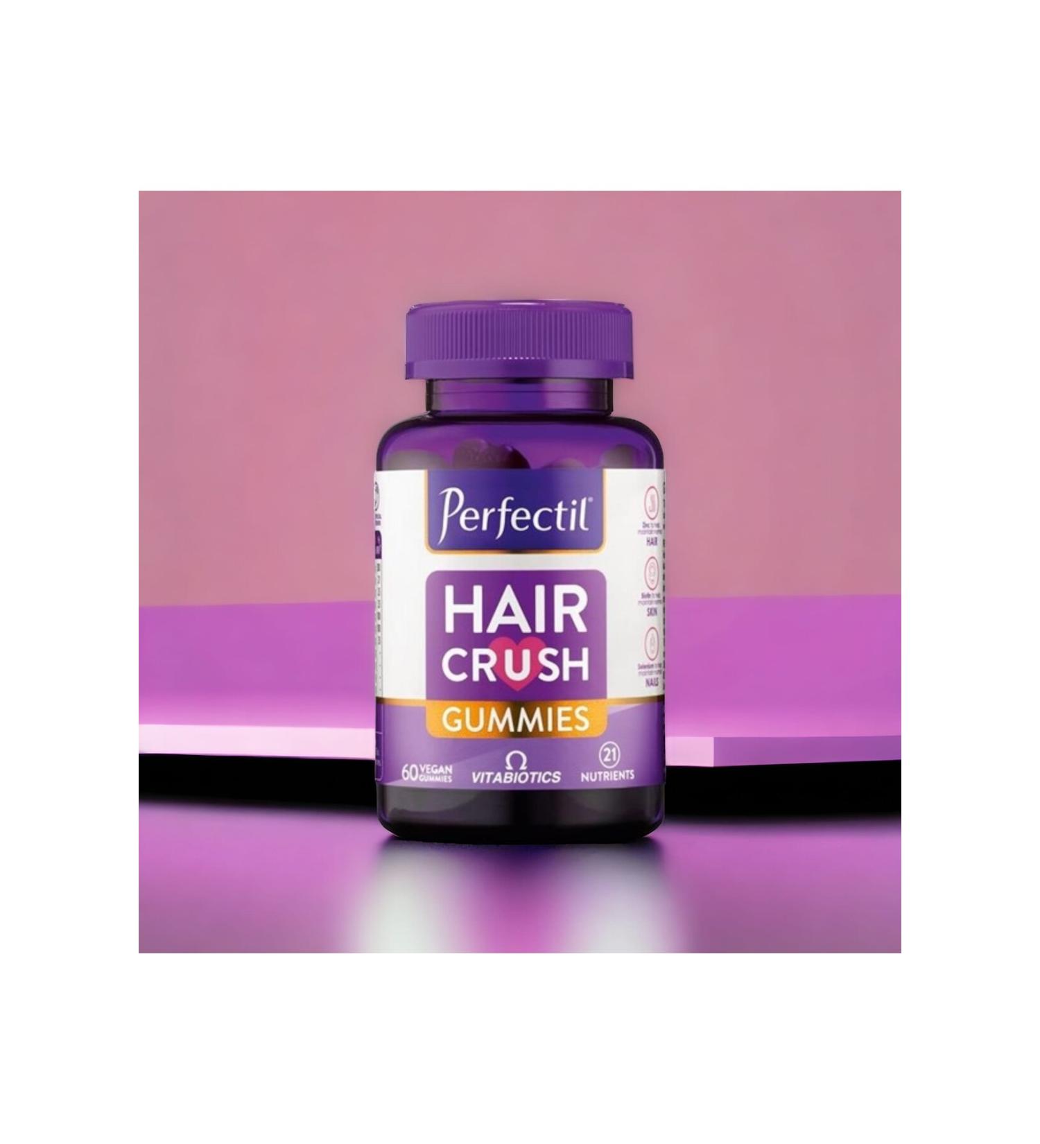 Perfectil PERFECTIL HAIR CRUSH 60 GUMMIES - Buy Online on GoSupps.com