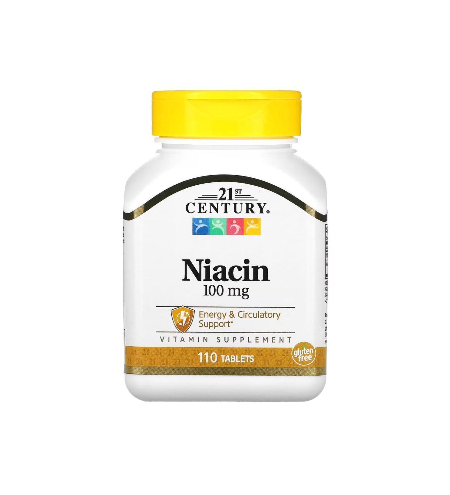 21st Century Niacin 100 mg 110 Tablets