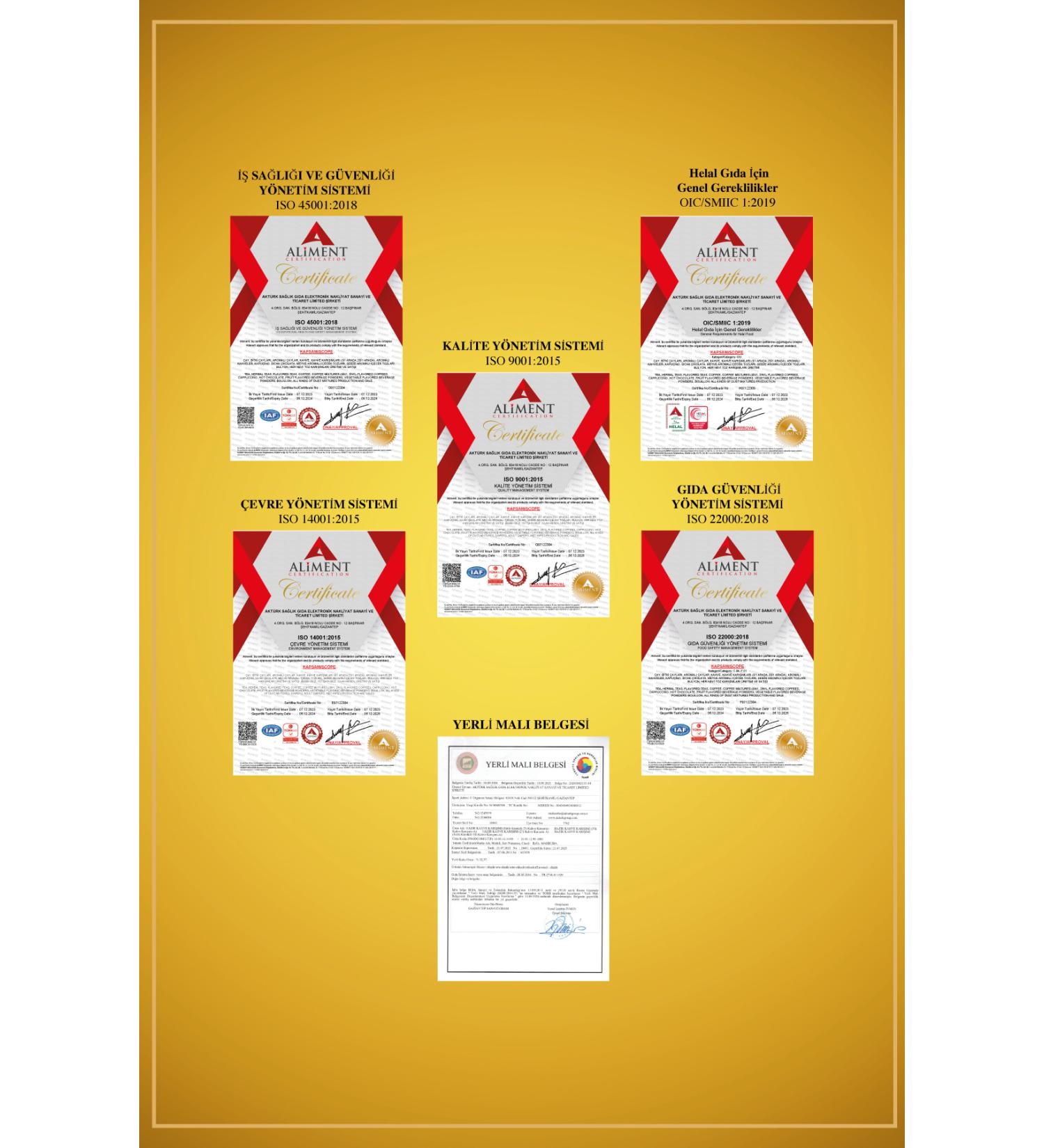 Mahbuba Oralet Tea Drink Powder Introduction Package 6x250gr Hot Drink Consume Hot