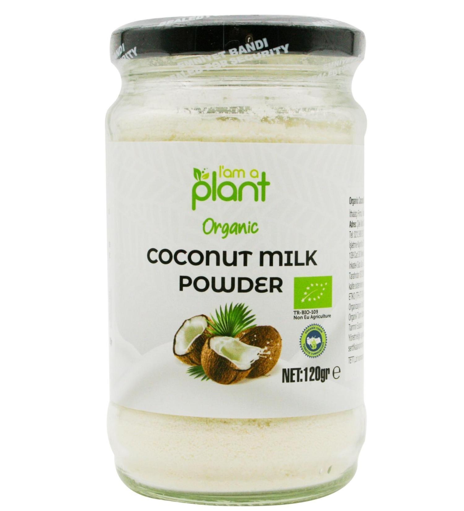 I am a plant Organic Coconut Milk Powder 120 Gr - Buy Online on GoSupps.com