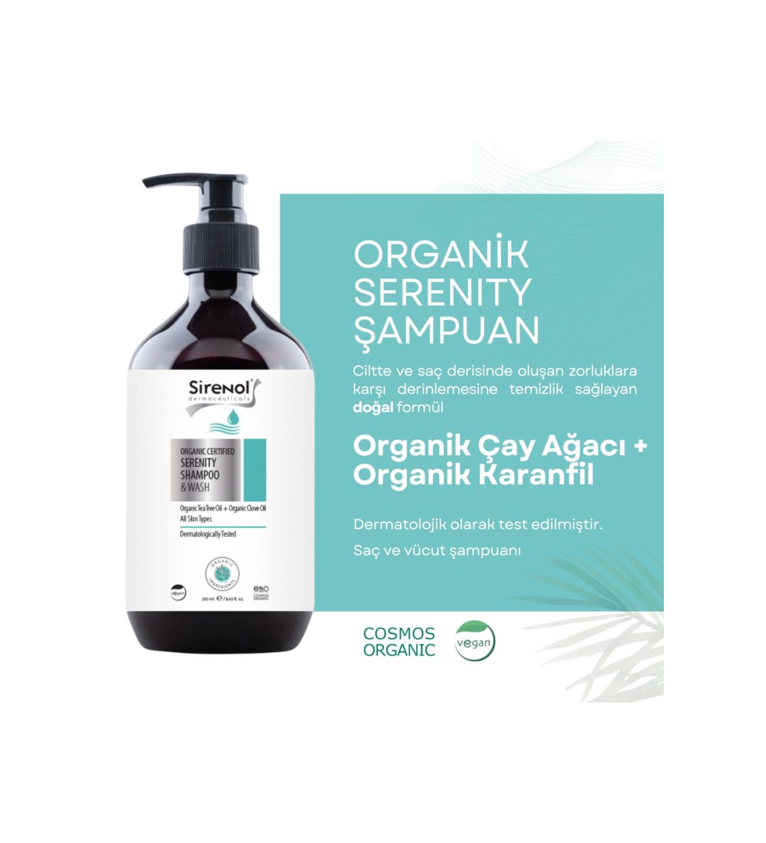 Sirenol Organic Serenity Hair and Body Shampoo