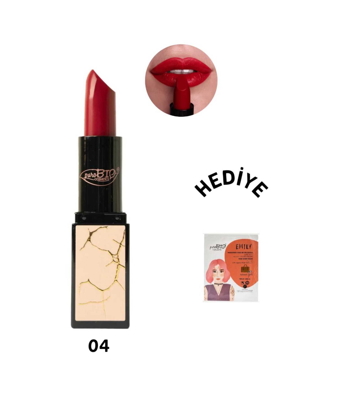 purobiocosmetics lipstick creamy matte 02 fucsia vibes limited