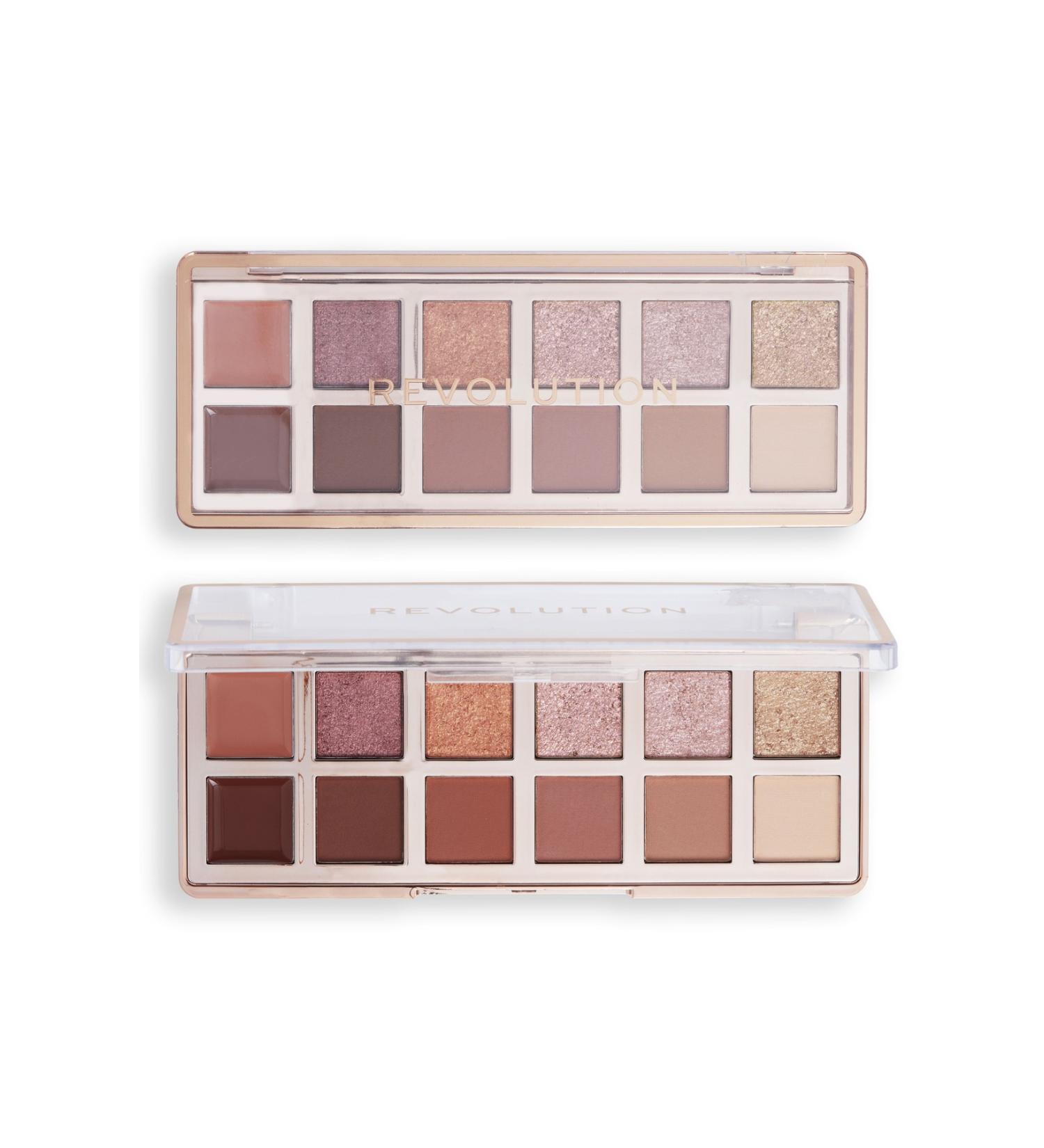 Revolution The True Icon Bronze Eyeshadow Palette - Eye Shadow Palette Matte+Silvery+Cream - Buy Online on GoSupps.com