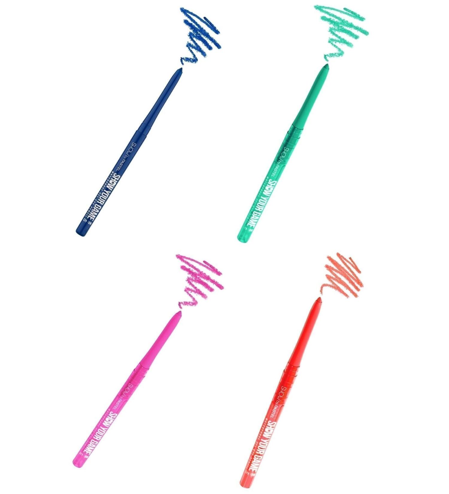 Show by Pastel Pastel Show Your Game Wp. Gel Eye Pencil 413-411-408-409 Numbers Set of 4 - Buy Online on GoSupps.com