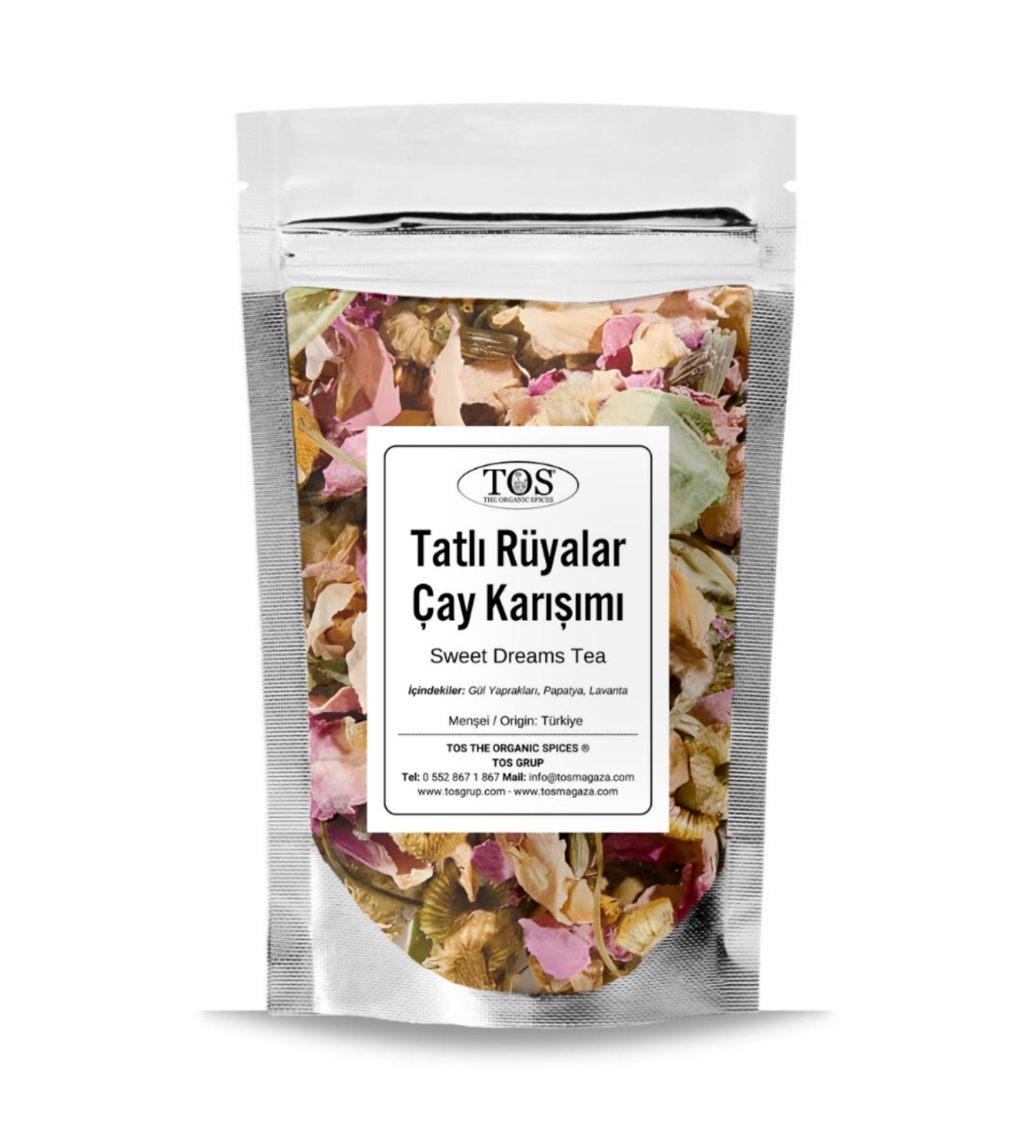 TOS The Organic Spices Sweet Dreams Tea 100 gr (1st Quality) Sweet Dreams Tea