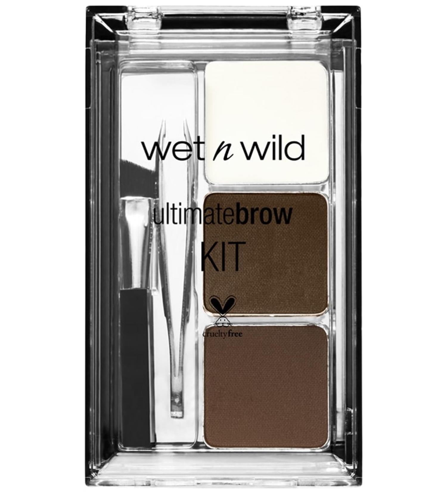 WET N W LD Ultimate Brow Kit Eyebrow Eyeshadow Kit - Soft Brown
