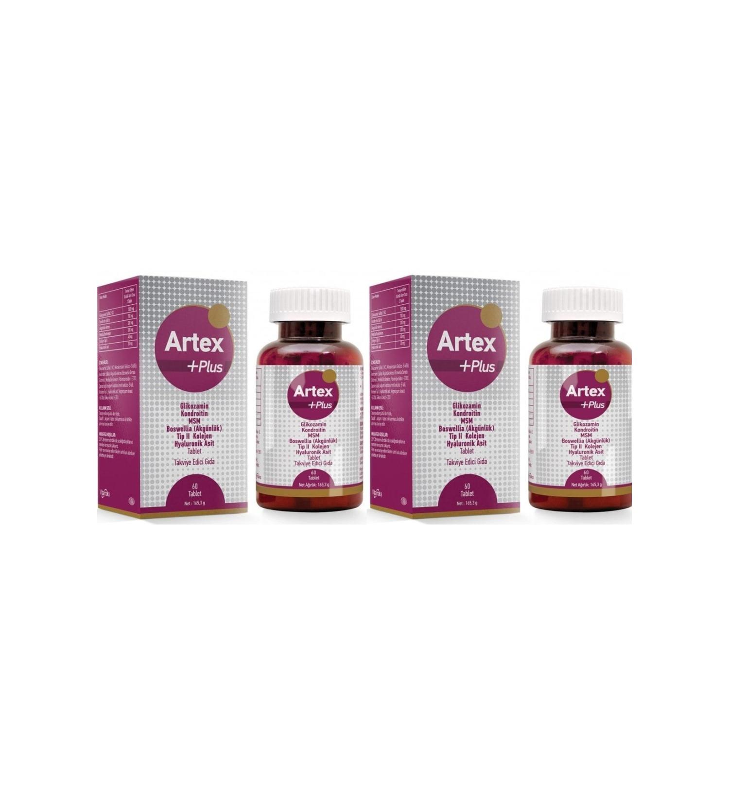Artex Plus 60 Tablets X 2 Boxes