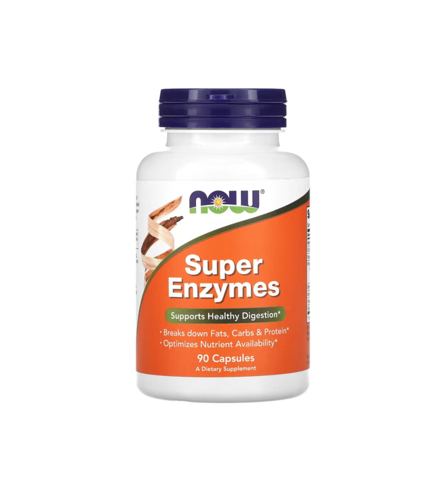 Now Foods Super Enzymes 90 capsules. USA version.