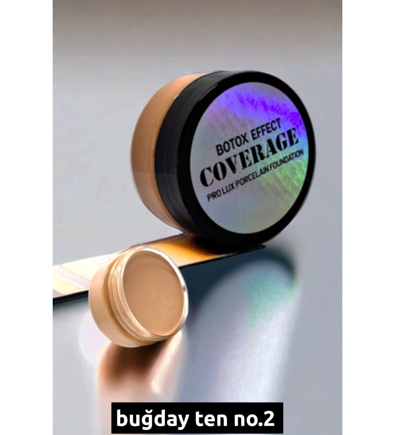 wonderway Intensive Concealer Foundation - Botox Effect No:2 Wheat Skin - With Sponge and Lip Pencil Gift - Buy Online on GoSupps.com