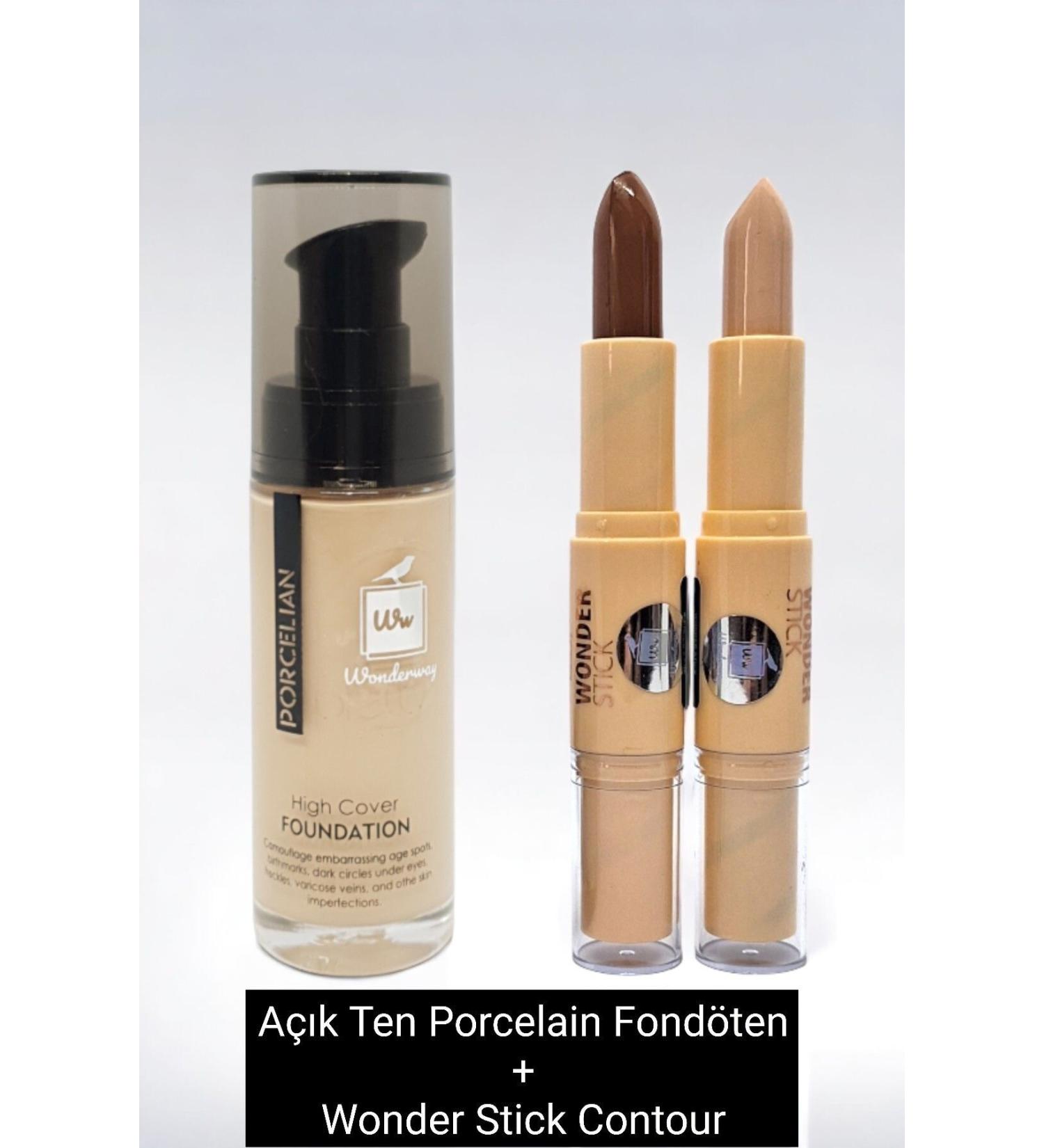 wonderway Foundation - Intensive Concealer Foundation & Contour Set - Light Skin - Buy Online on GoSupps.com