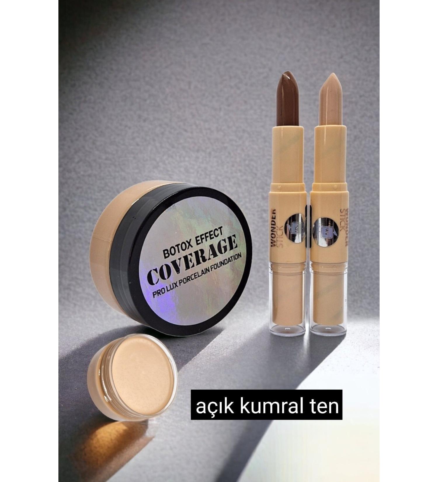 wonderway Intensive Concealer Porcelain Foundation & Contour Set - Light Blonde Skin - Buy Online on GoSupps.com
