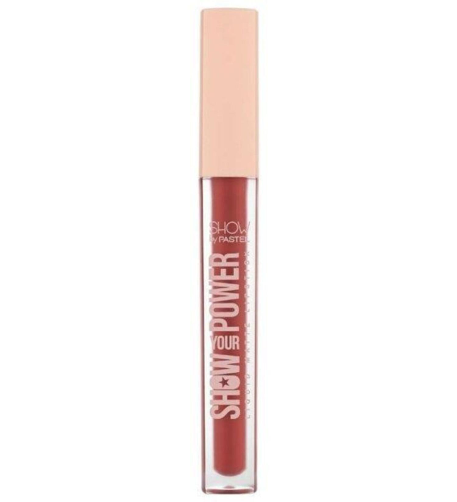 Pastel Brand: Show By - Show Your Power Liquid Matte Lipstick No: 604