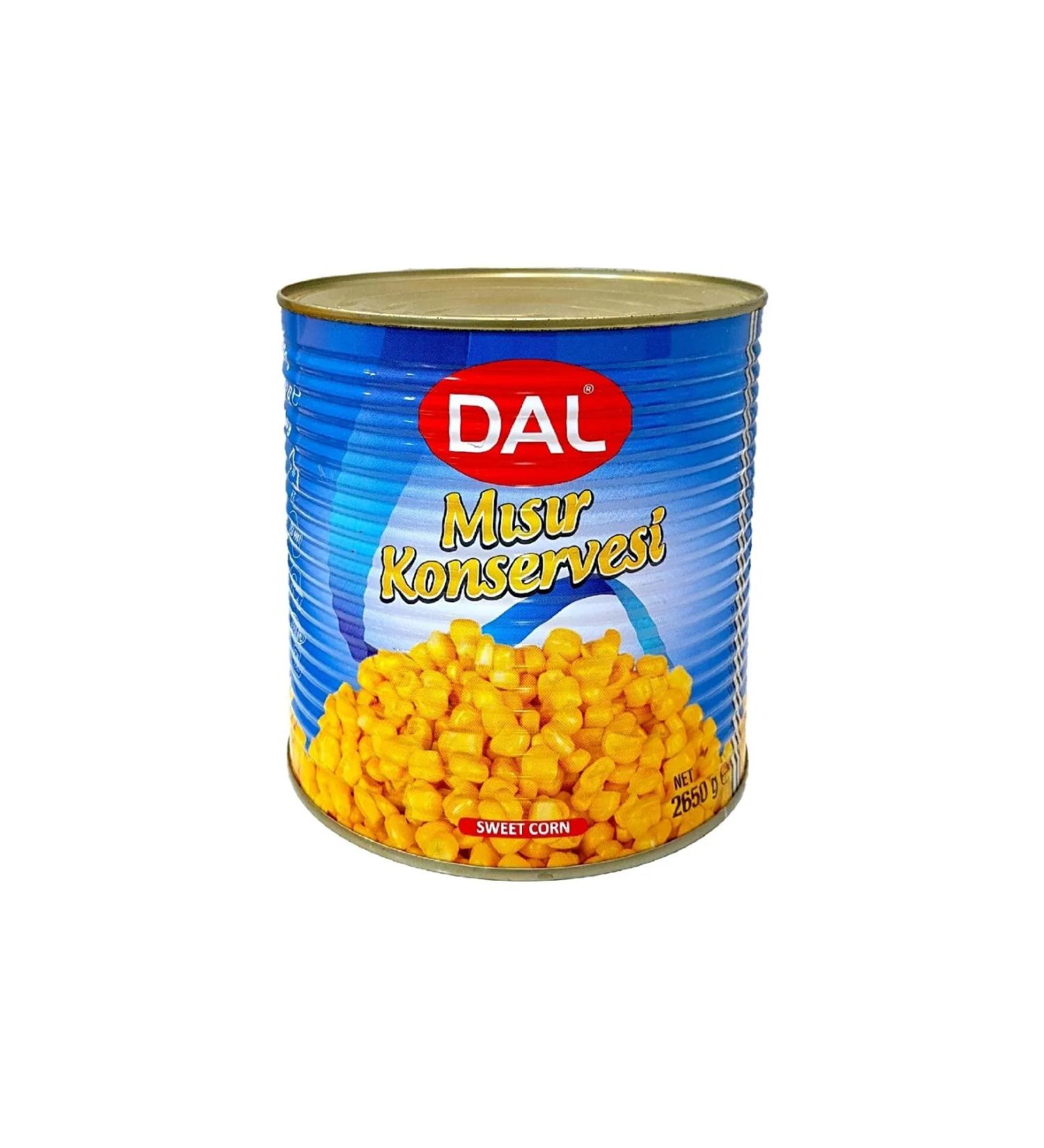 DAL Canned Corn 3 KG x 6 Pieces (Box)