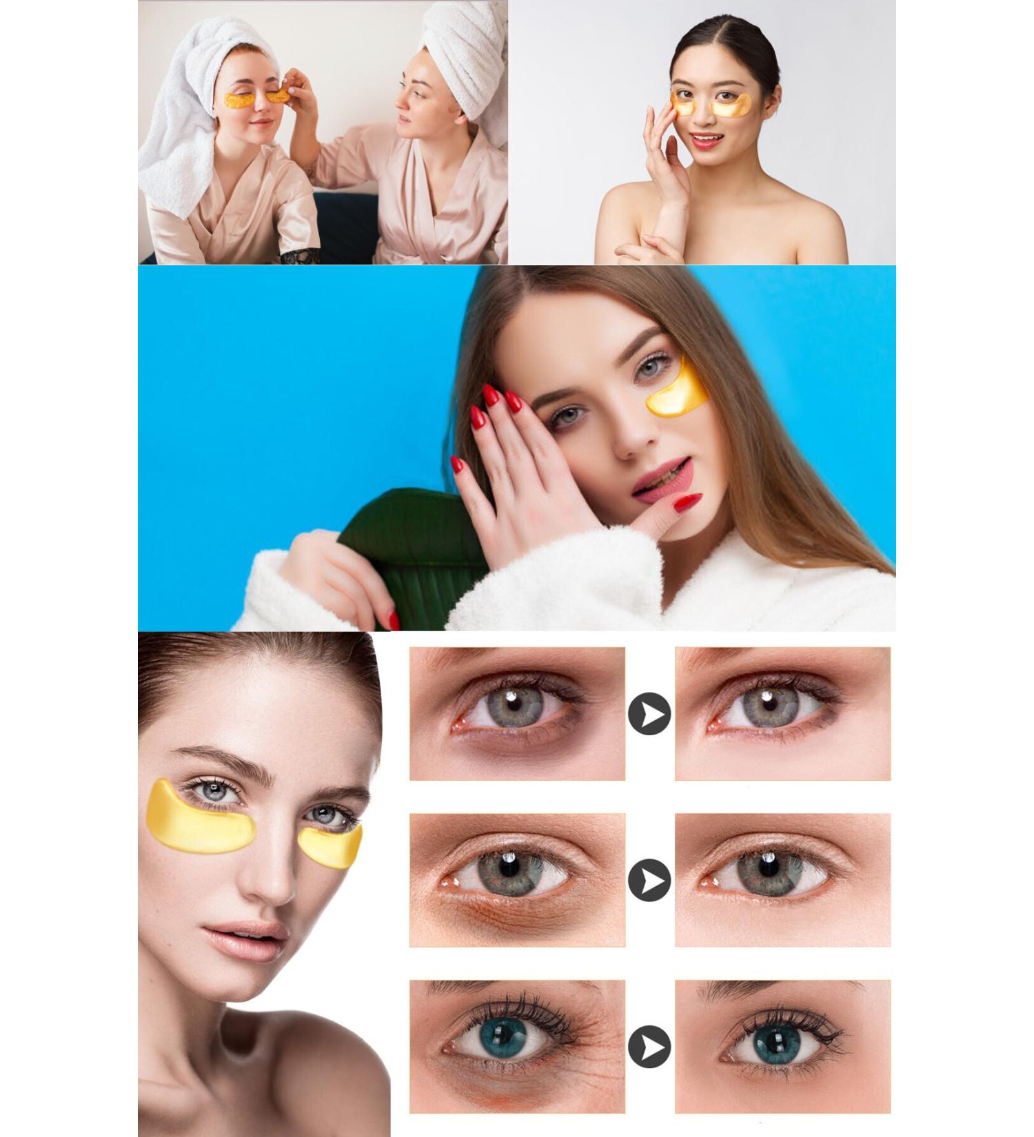 Xolo Under Eye Gold Mask Collagen Mask Under Eye Dark Circles Gold Collagen