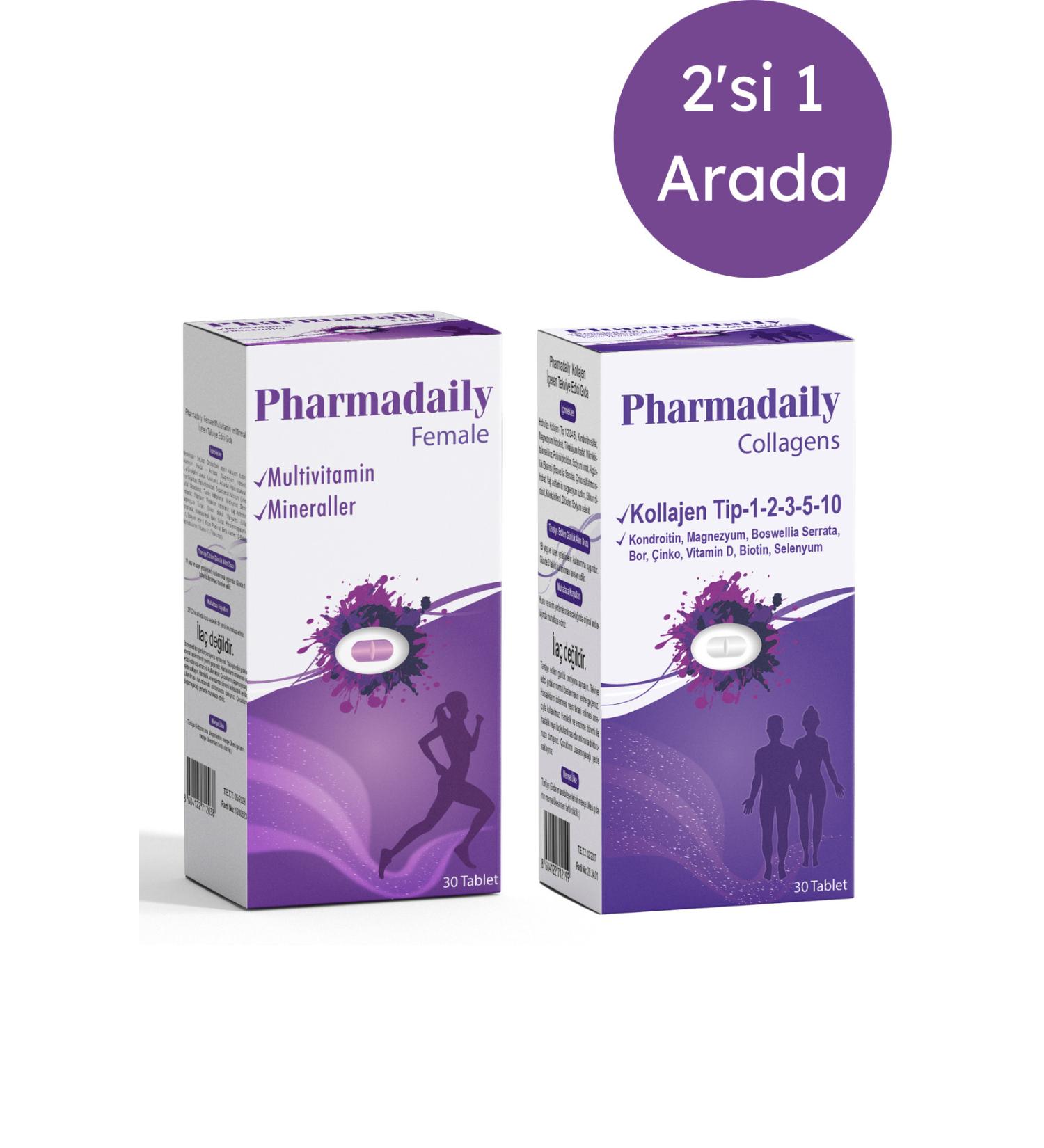 Pharmadaily 2 in 1 Package: Pharmadaily Collagens + Pharmadaily Female - Buy Online on GoSupps.com