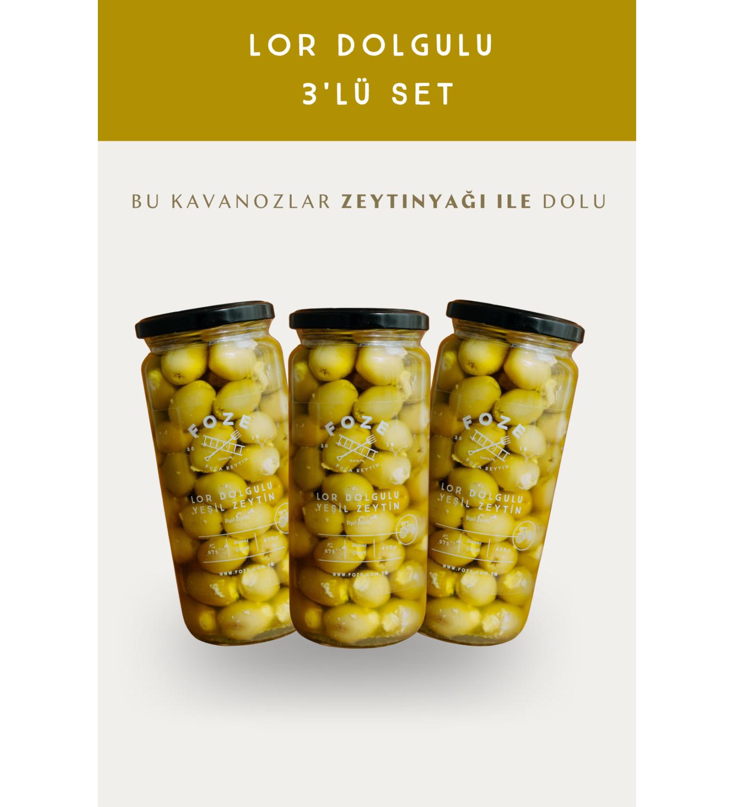 Foze Curd Stuffed Green Olives (Set of 3)