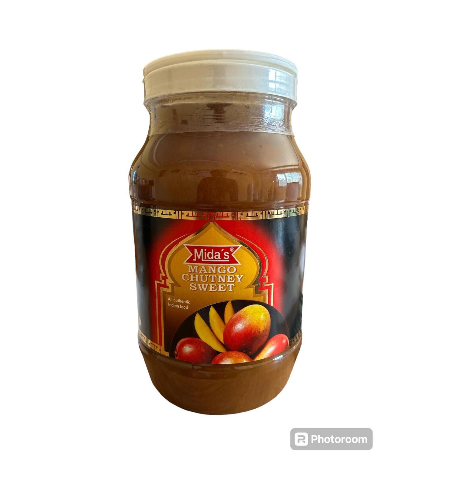 Midas Mida's Mango Chutney Sweet 5 Kg (Sweet Mango Sauce) Indian Sauce Indian Cuisine Sweet Sauce Sweet Souce