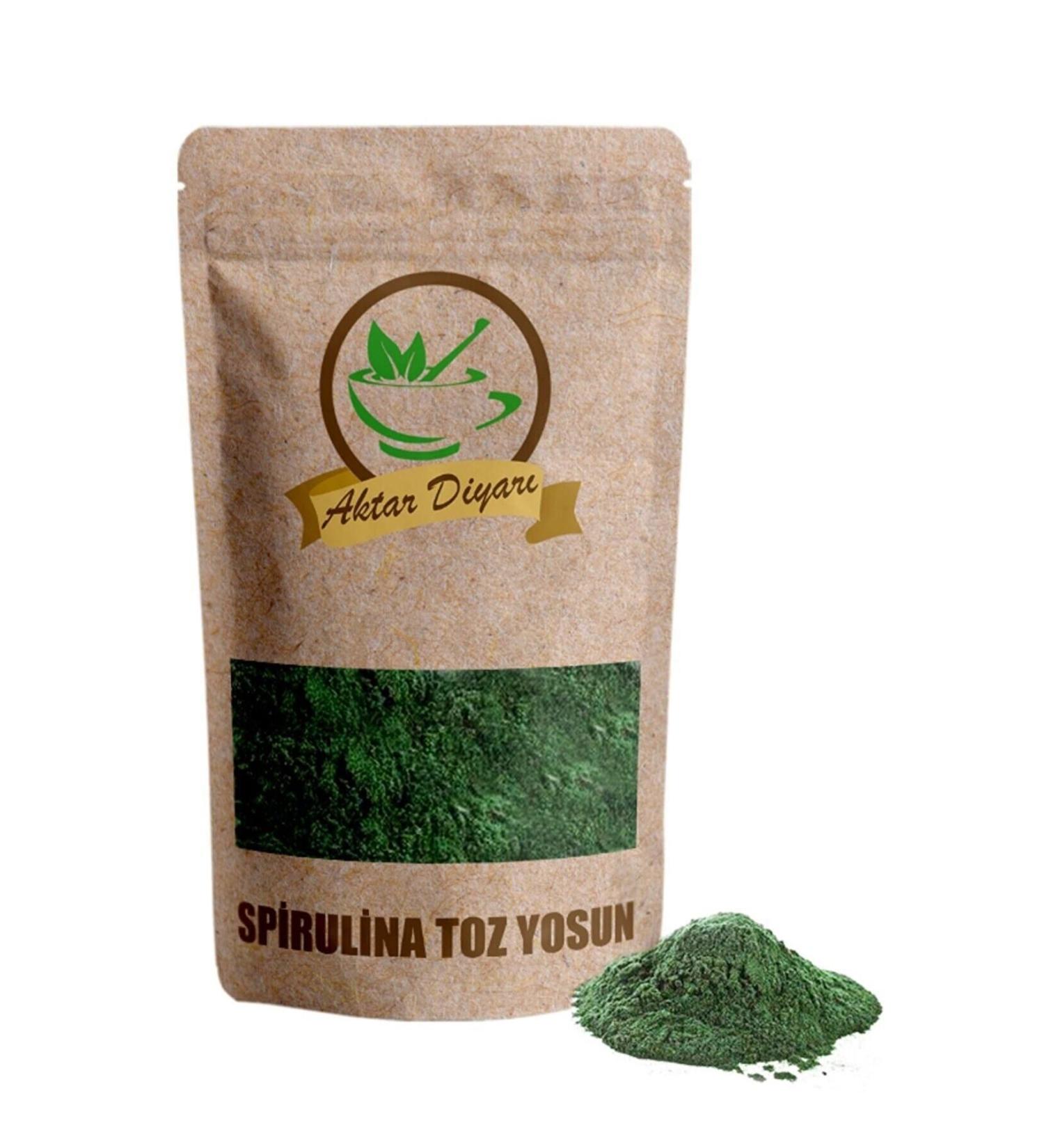 Aktar Diyar Spirulina Powder Seaweed Spriluna Spirulina 100% Pure 100 Gr - Buy Online on GoSupps.com