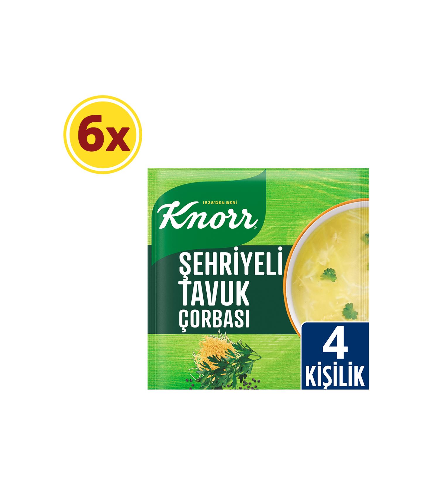Knorr Chicken Noodle Soup 51 gr X 6 Pieces - Buy Online on GoSupps.com