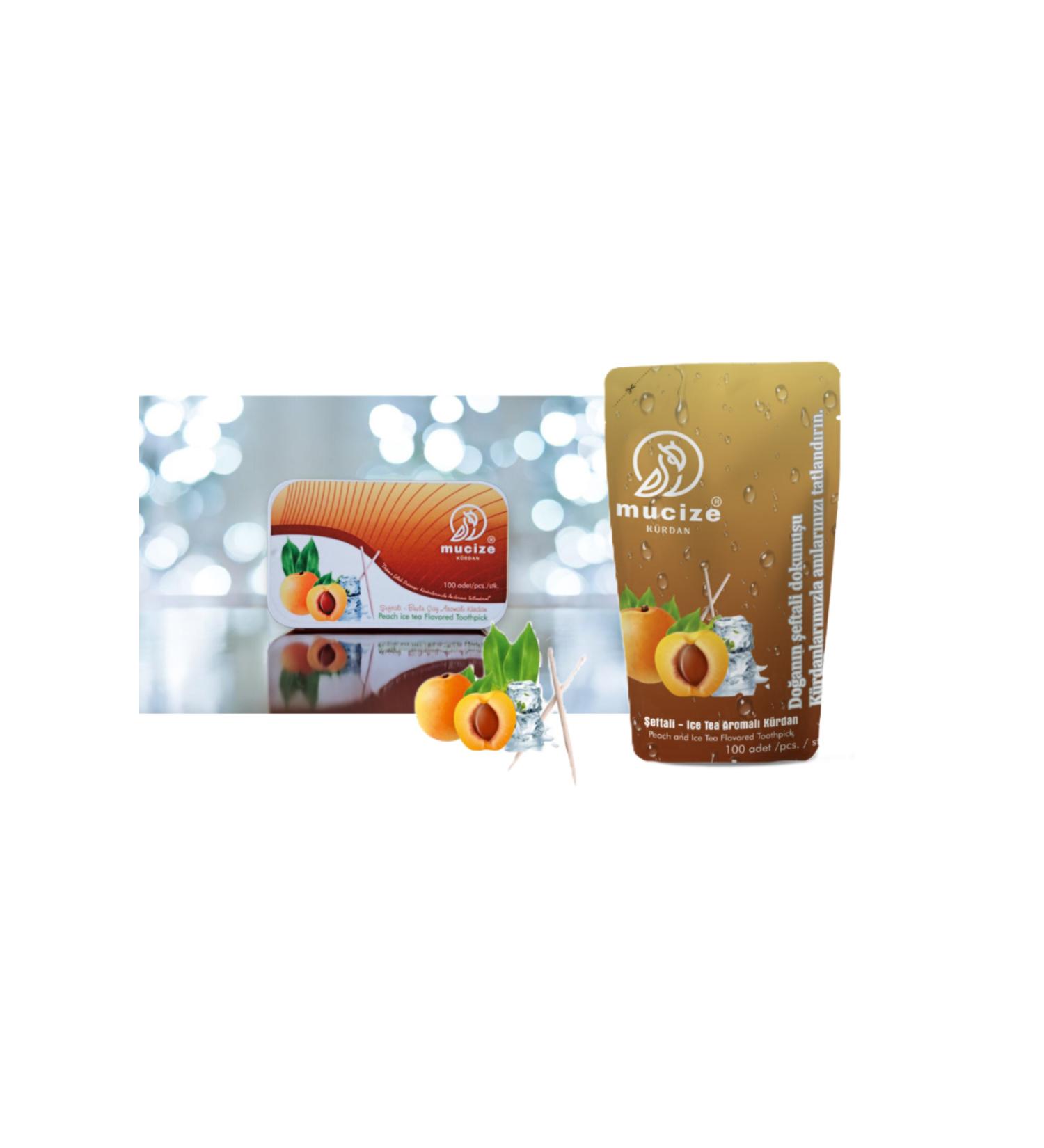 Miracle 2 Set Peach-Iced Tea Metal Box + Doypak
