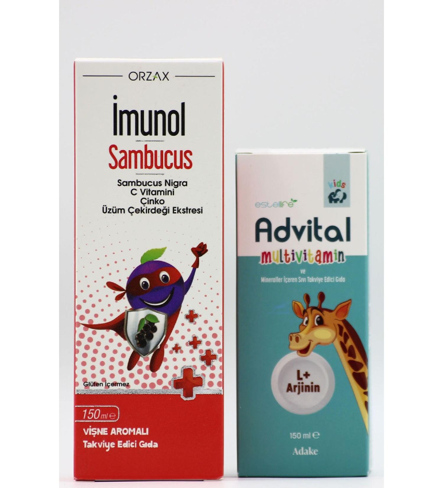 Ocean Sambucus Syrup and Advital Multivitamin Syrup - Buy Online on GoSupps.com