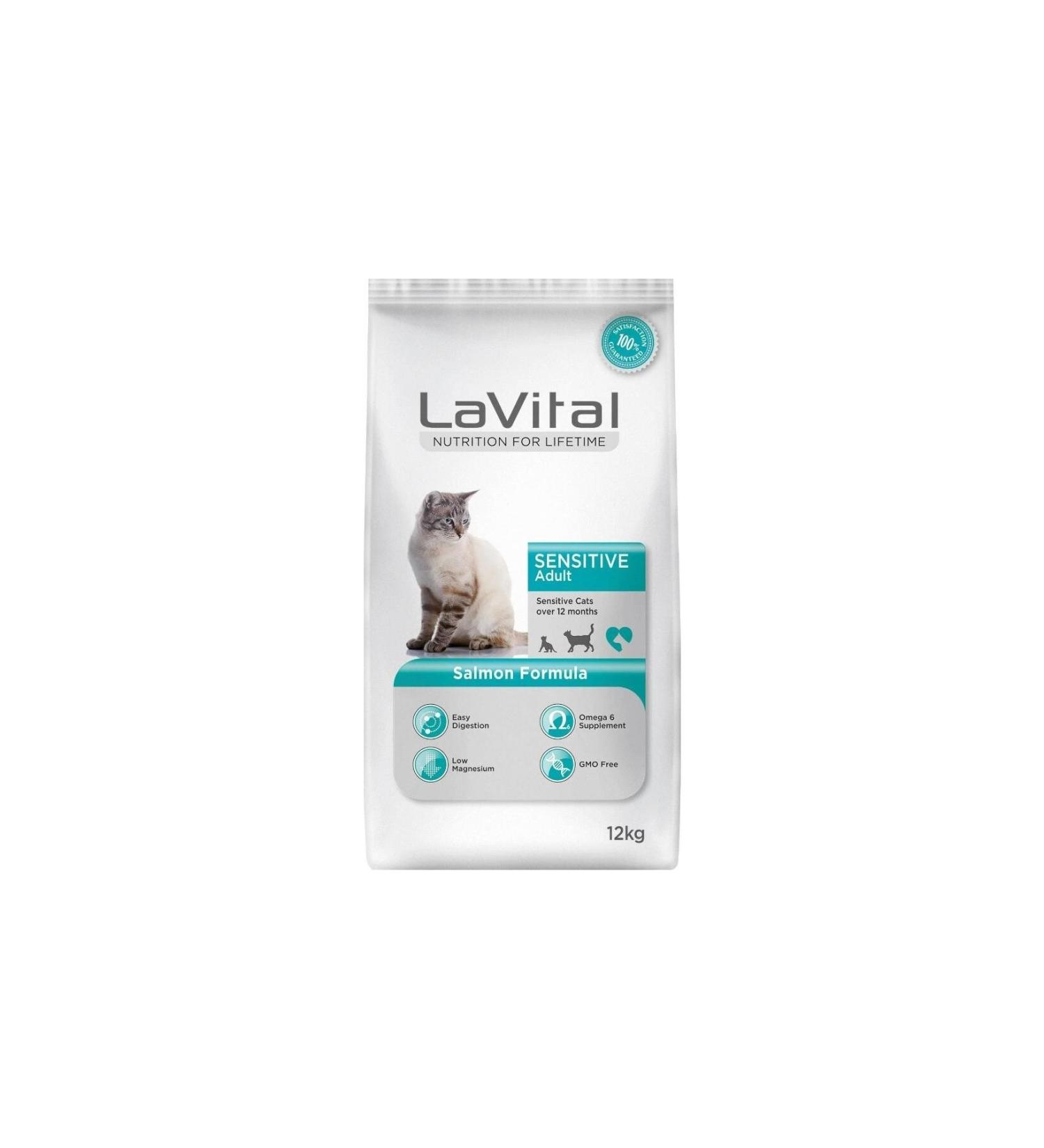 La Vital Lavital Adult Cat Food with Salmon 12 Kg
