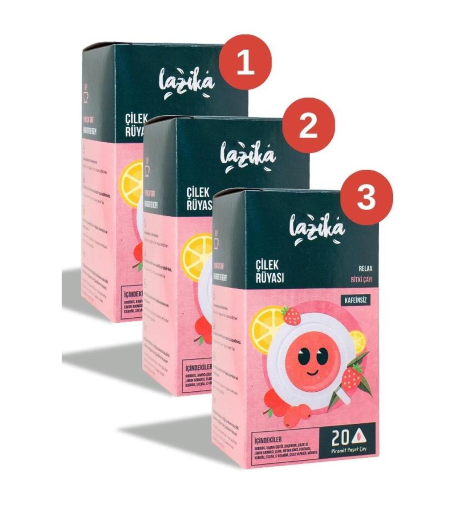 LAZIKA (SET OF 3) Collagen Green Tea