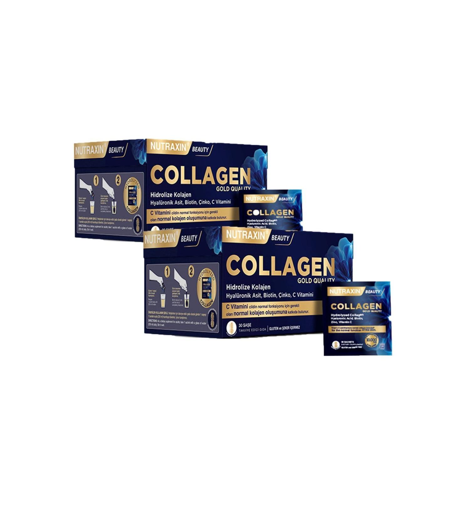 Nutraxin Hydrolyzed Collagen Sachet 30 X 11 Gr X 2 Pieces