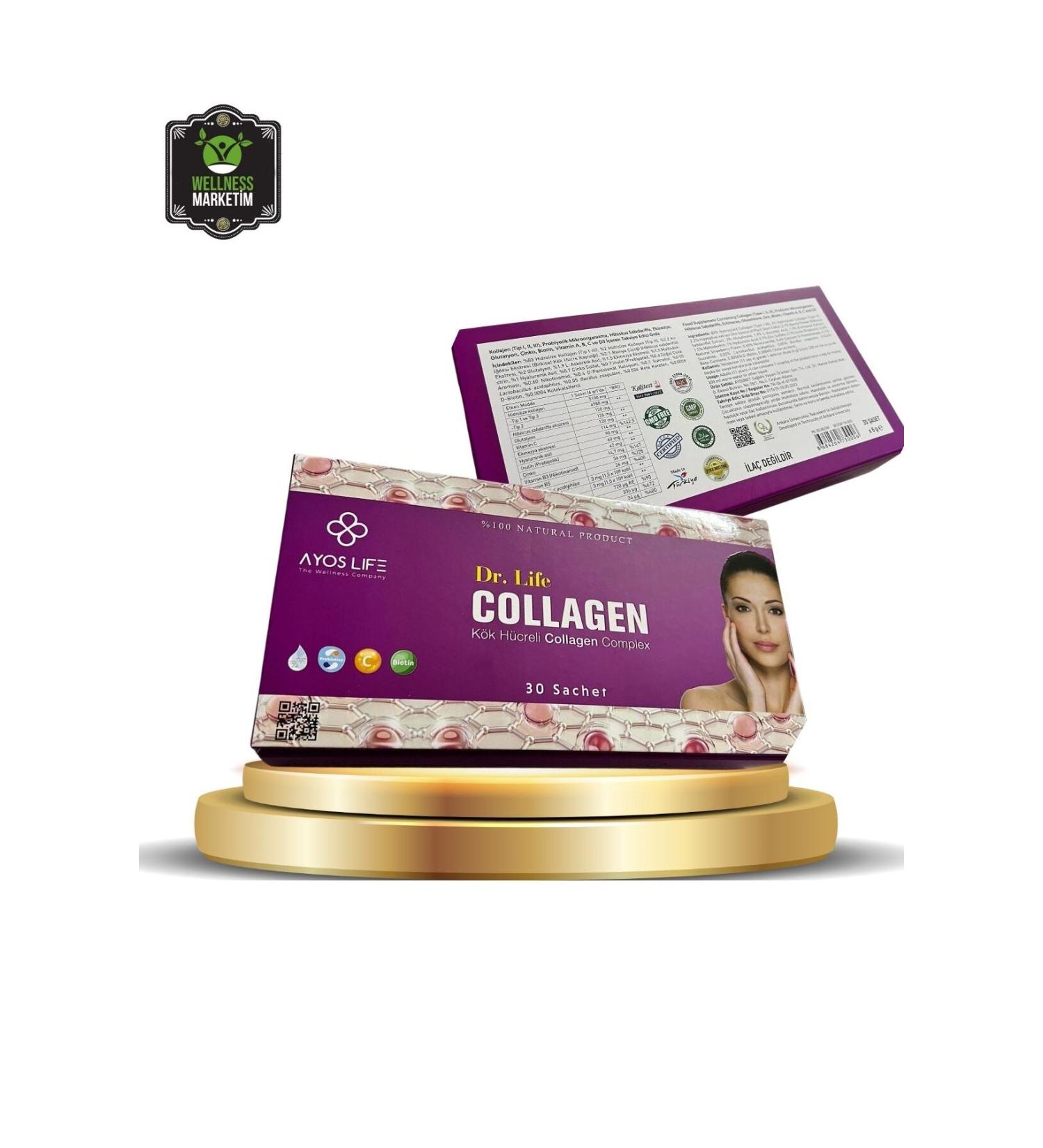 Ayoslife Dr. Life Collagen Stem Cell Coenzyme Q10 Vitamin and Mineral Complex - Buy Online on GoSupps.com