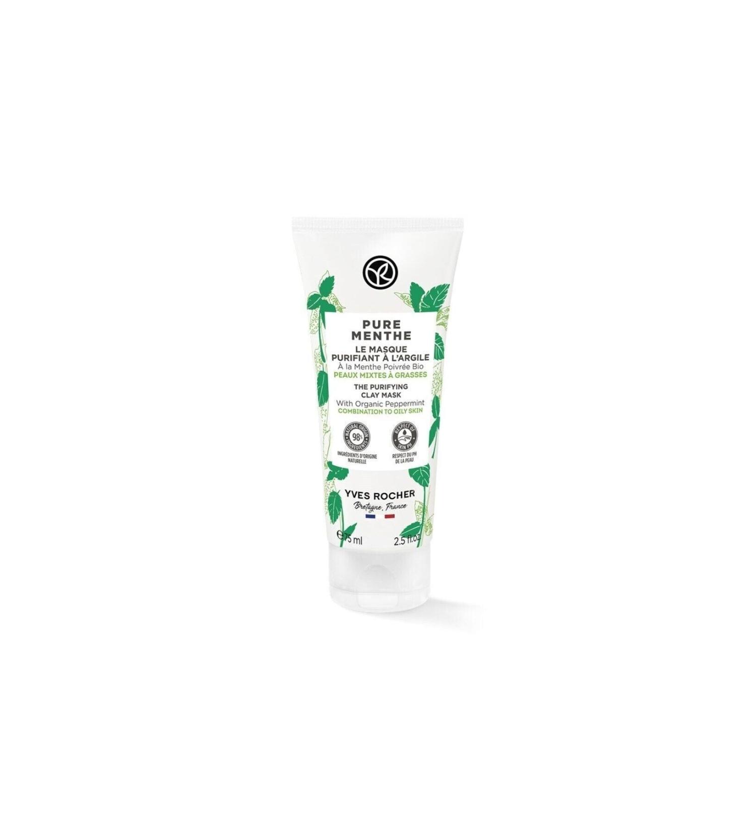 Yves Rocher Pure Menthe - Pore Tightening and Deep Purifying Prebiotic Facial Cleanser 125 ml - Buy Online on GoSupps.com