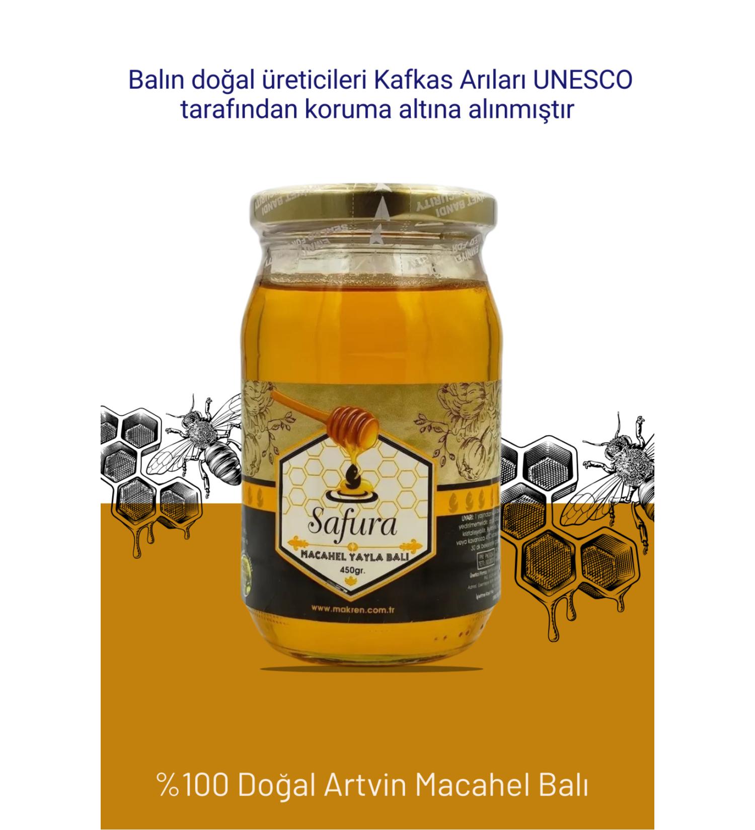 safura Macahel Plateau Honey 450gr - Buy Online on GoSupps.com