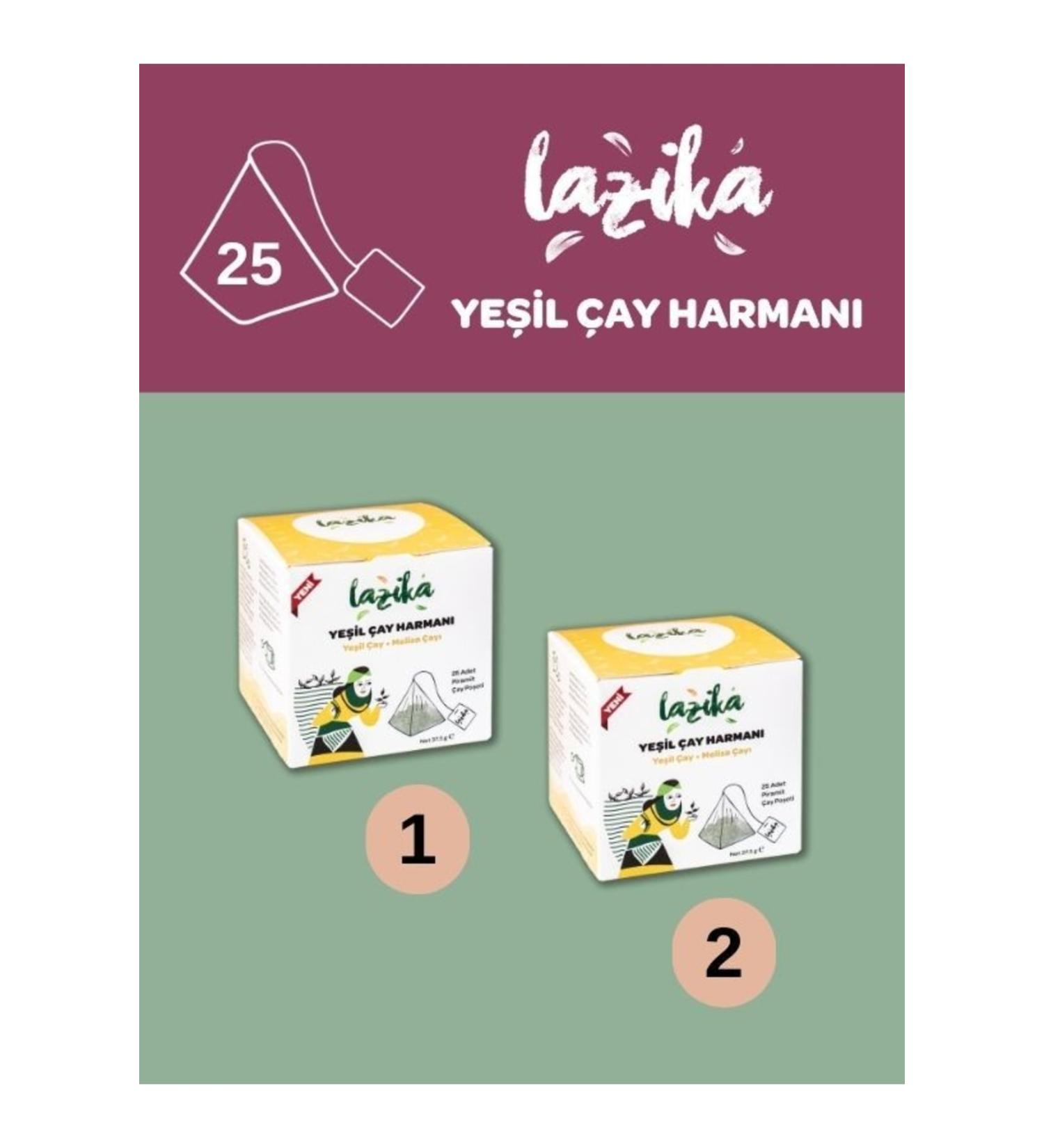 LAZIKA (SET OF 2) Green Blend - Green Tea - Melissa - Buy Online on GoSupps.com