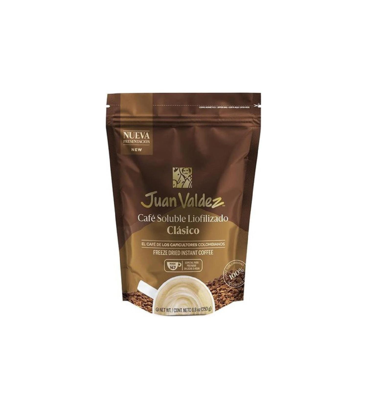 JUAN VALDEZ Gold Granulated Instant Coffee 250g Arabica Beans