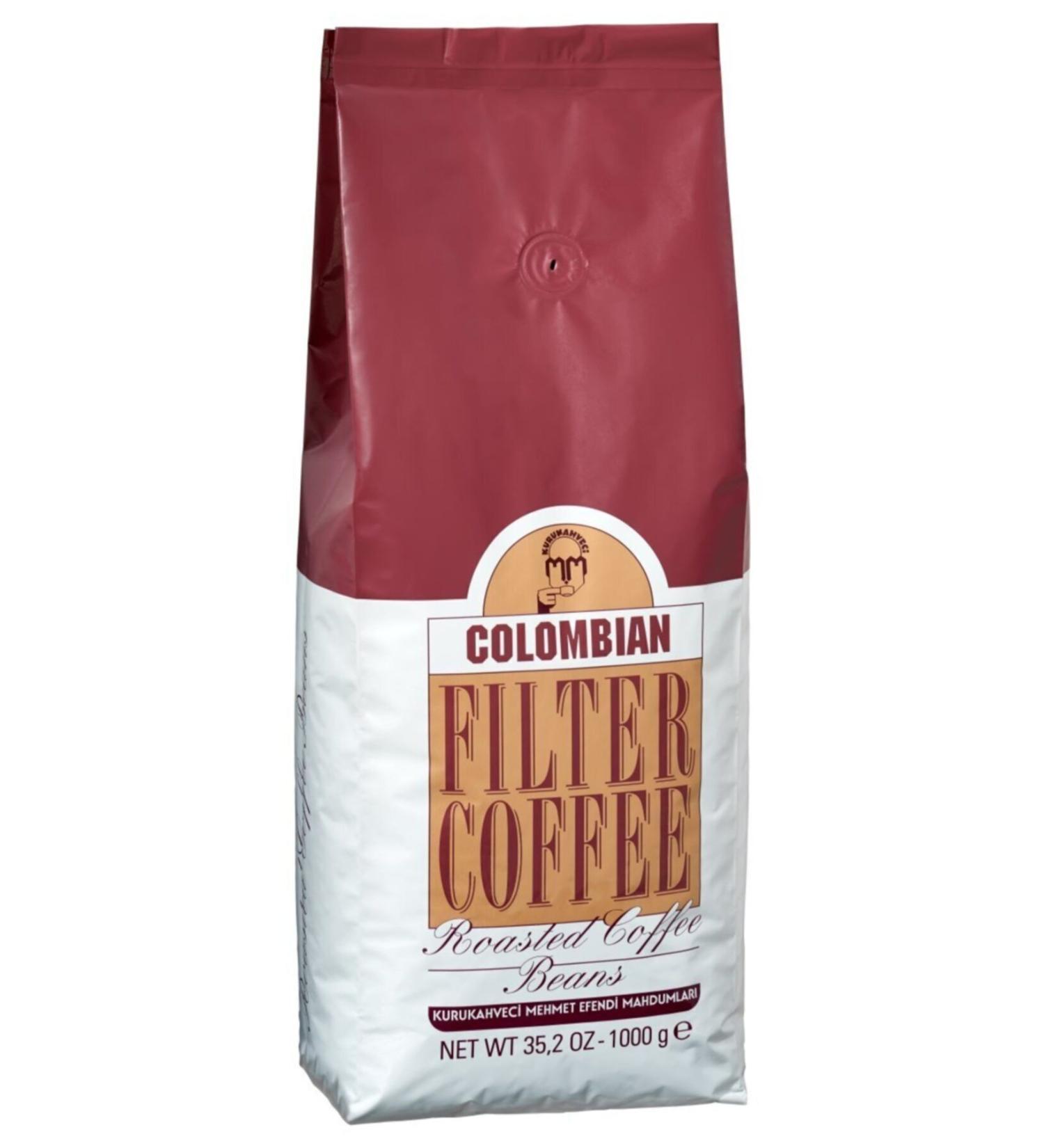 Mehmet Efendi Colombian Coffee Beans 1000gr - 6 Pieces