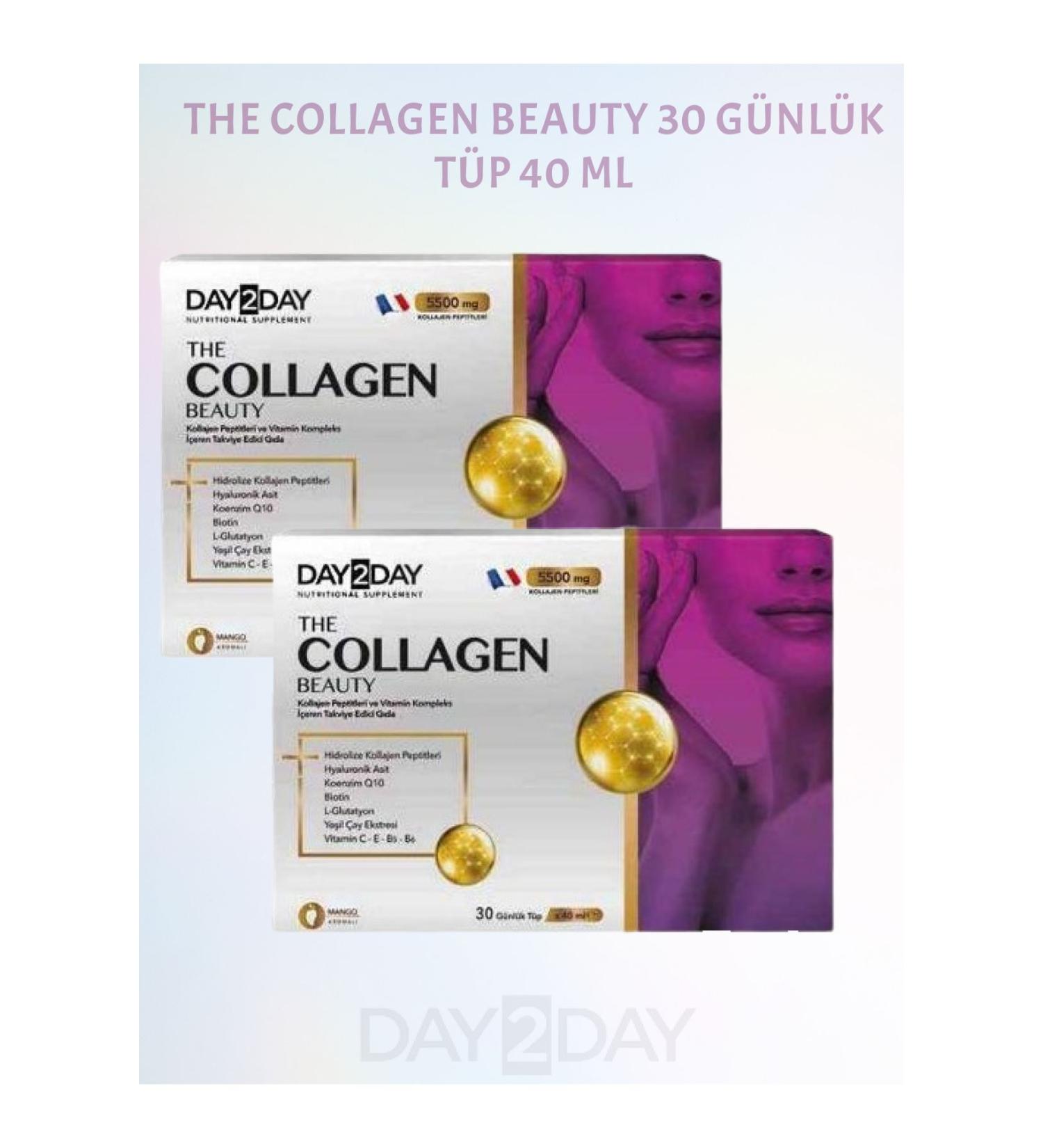 DAY2DAY The Collagen Beauty 40 Ml 30 Tubes Mango Flavored 5500mg