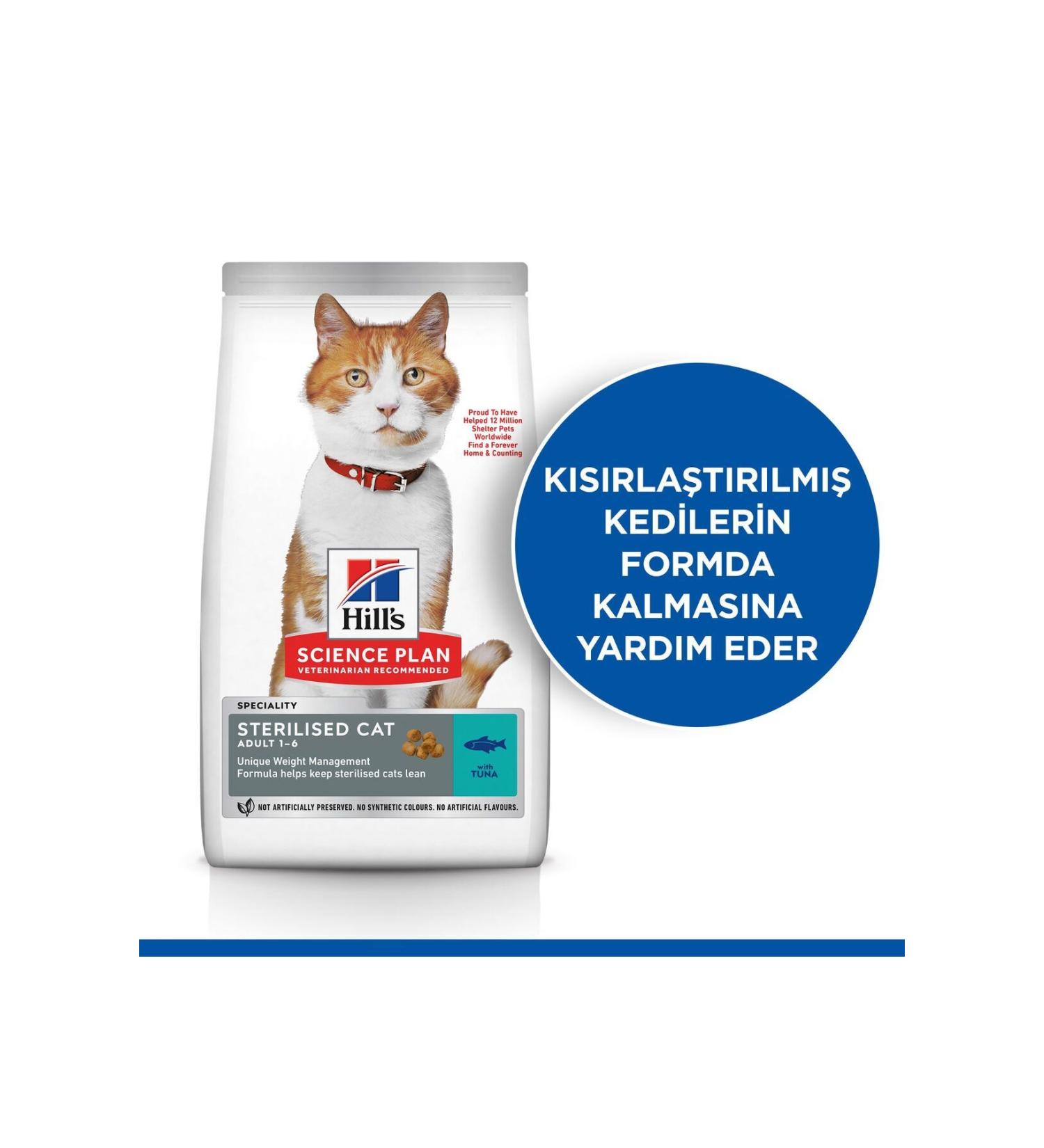 Hill's Salmon Sterilized Adult Cat Food 3kg - Buy Online on GoSupps.com