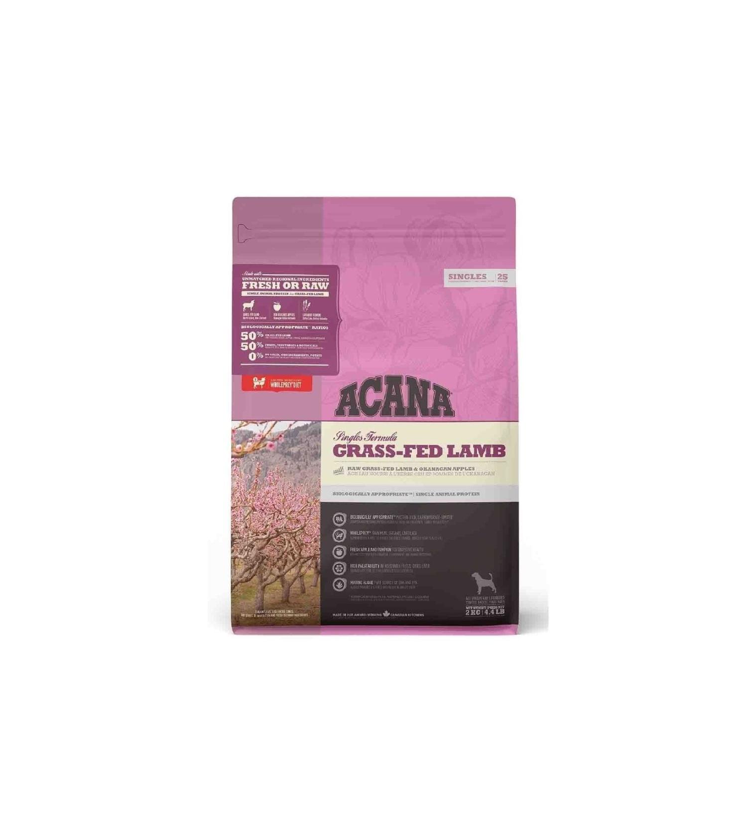 Little Paw Acana Grass-fed Lamb and Apple Adult Dog Food 2 Kg