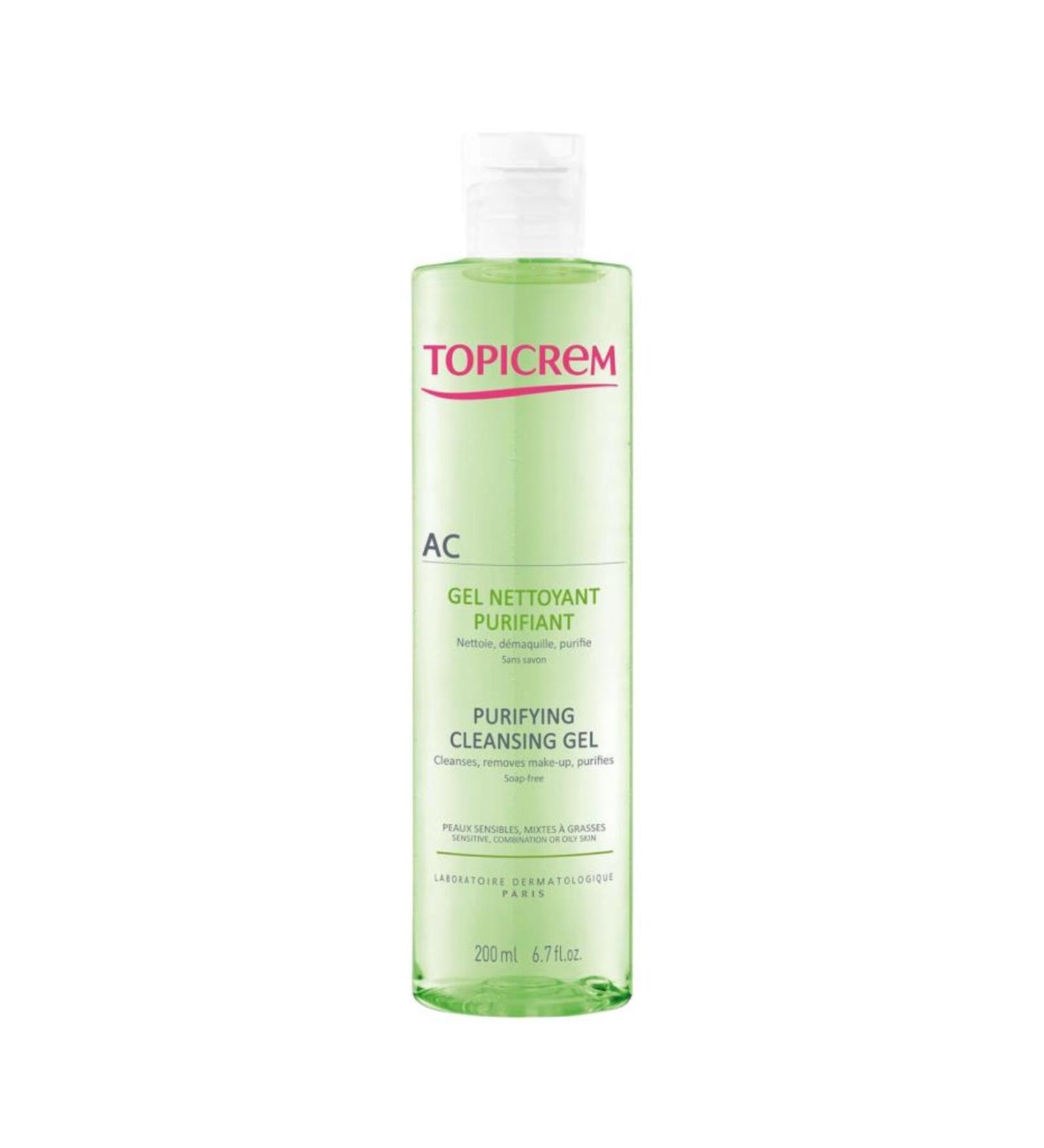 Topicrem Ac Purifiyng Cleansing Gel Facial Cleansing Gel 200 Ml