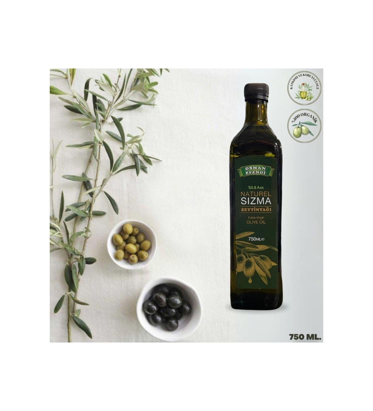 YILMAZLAR YAPI MARKET OLIVE OIL EXTRA VIRGIN 750 ML GLASS BOTTLE
