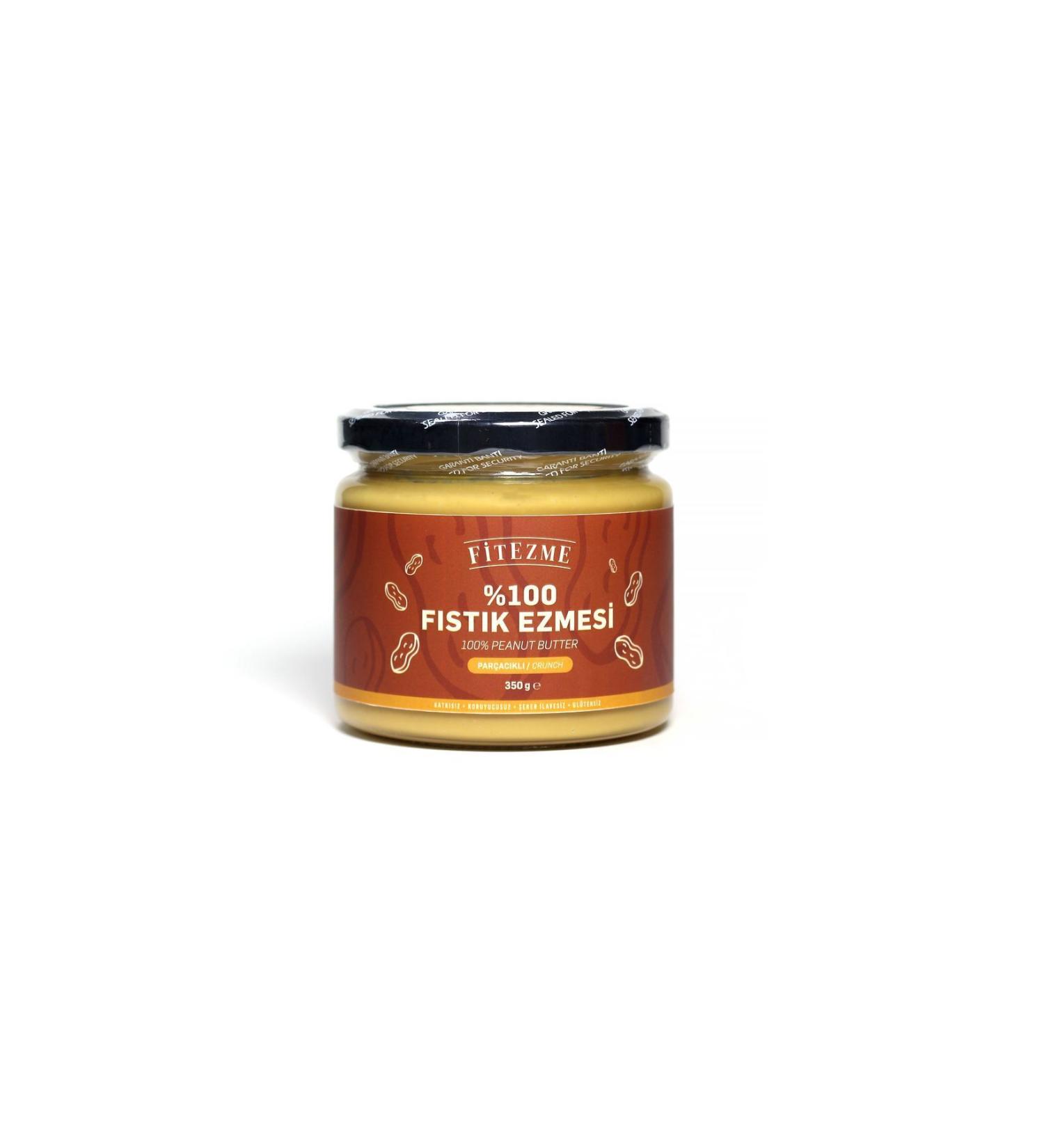 fitezme 100% Peanut Butter (Peanut) with Pieces 350g