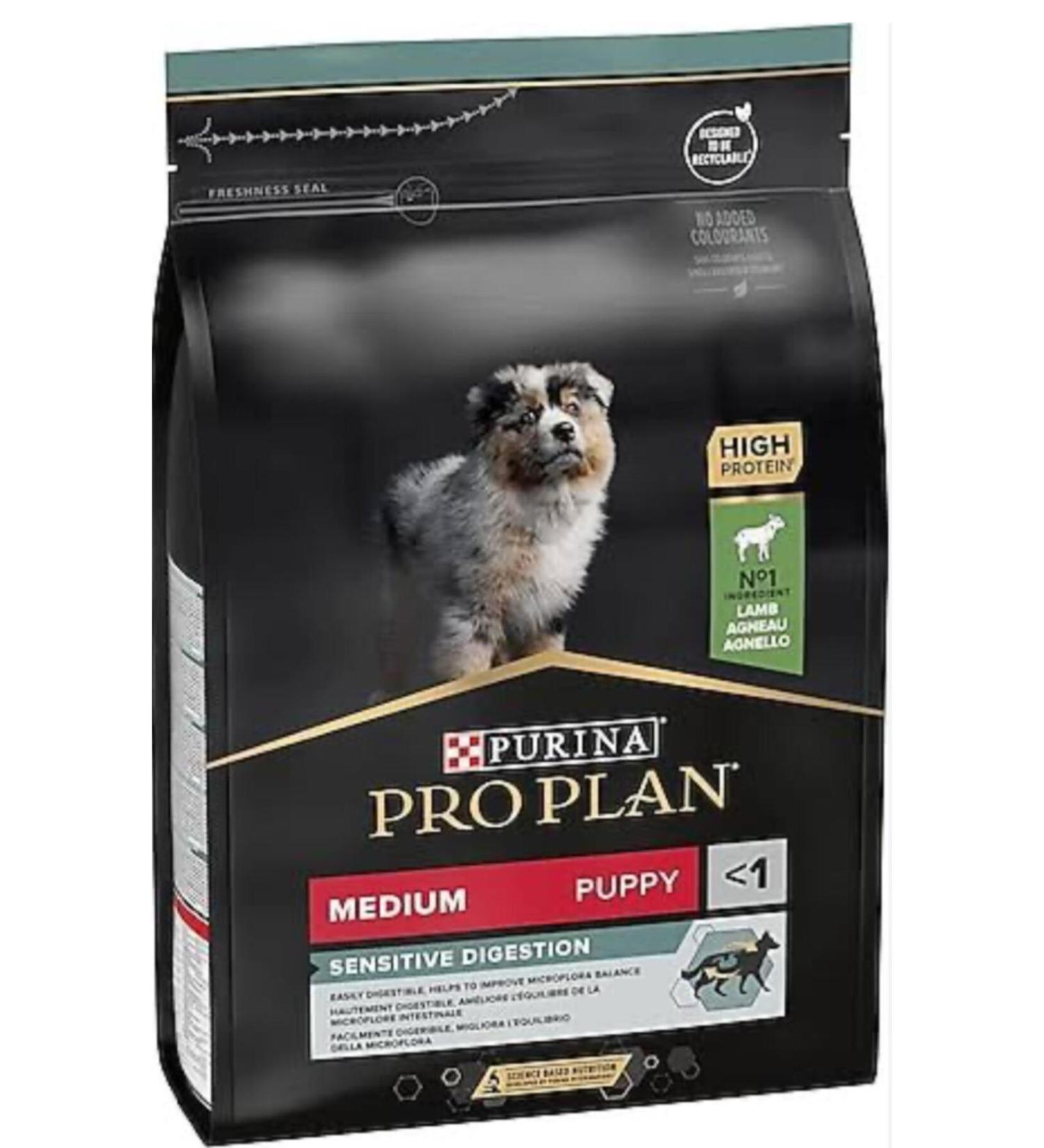 Pro Plan Proplan Medium Puppy Sensitive Lamb Meat Medium Breed Puppy Food 12 kg