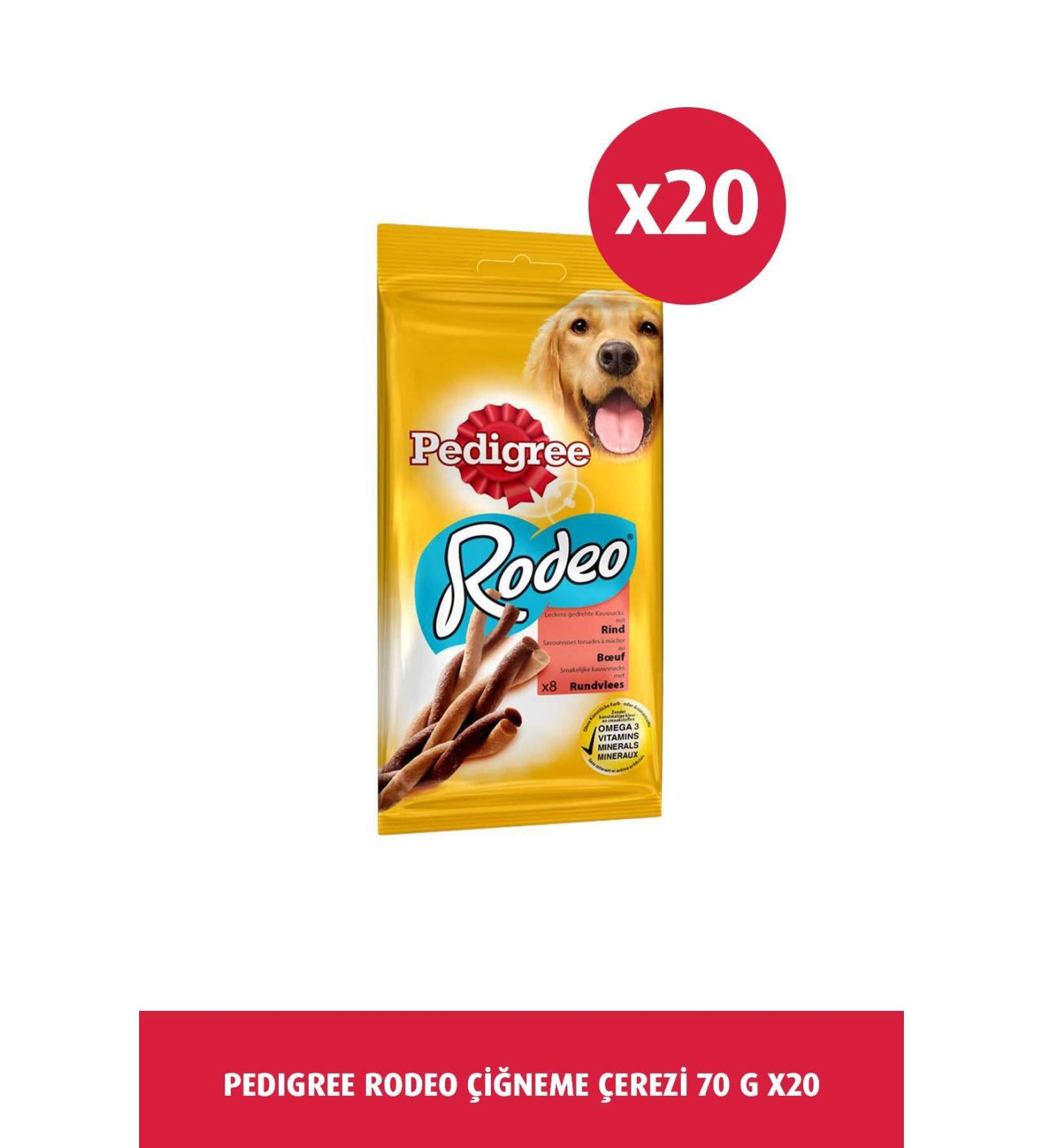 Pedigree Rodeo Chewable Cookies 70 G 20X - Buy Online on GoSupps.com