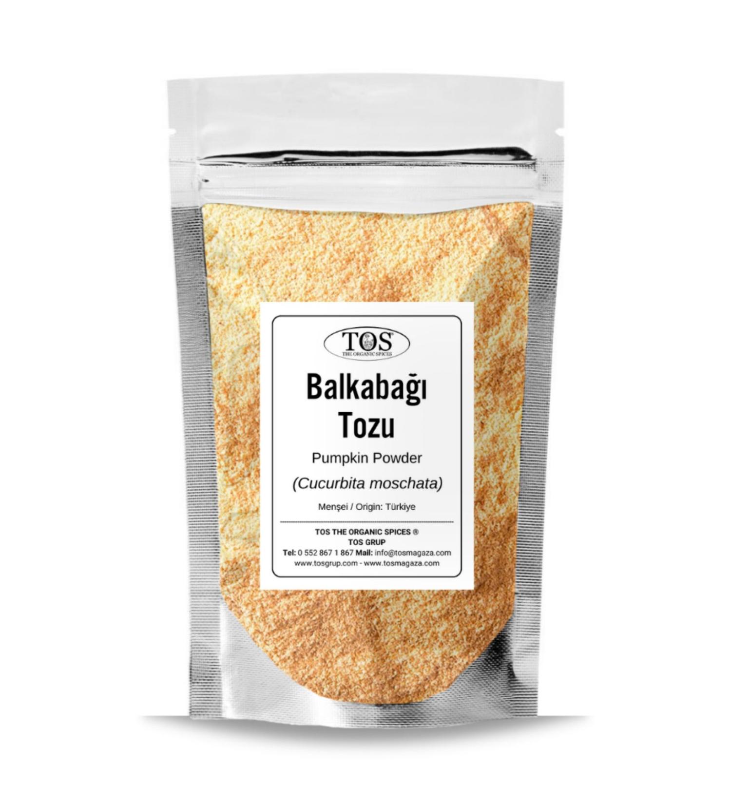 TOS The Organic Spices Pumpkin Powder 500 gr (1st Quality) Cucurbita moschata / Pumpkin Powder