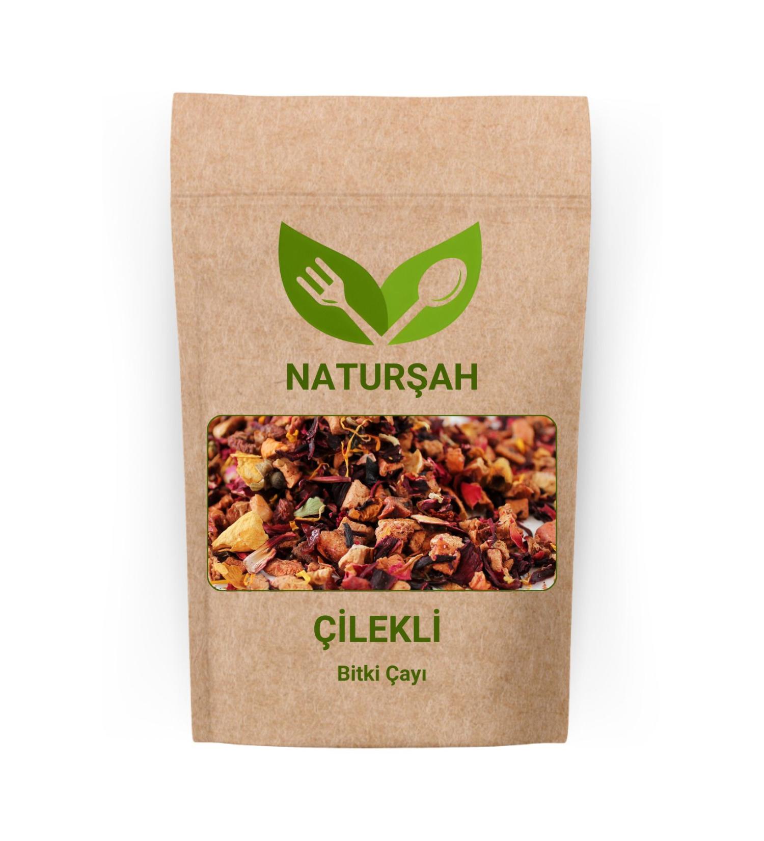 Natur ah Strawberry Herbal Tea (STRAWBERRY TEA) 1 Kg