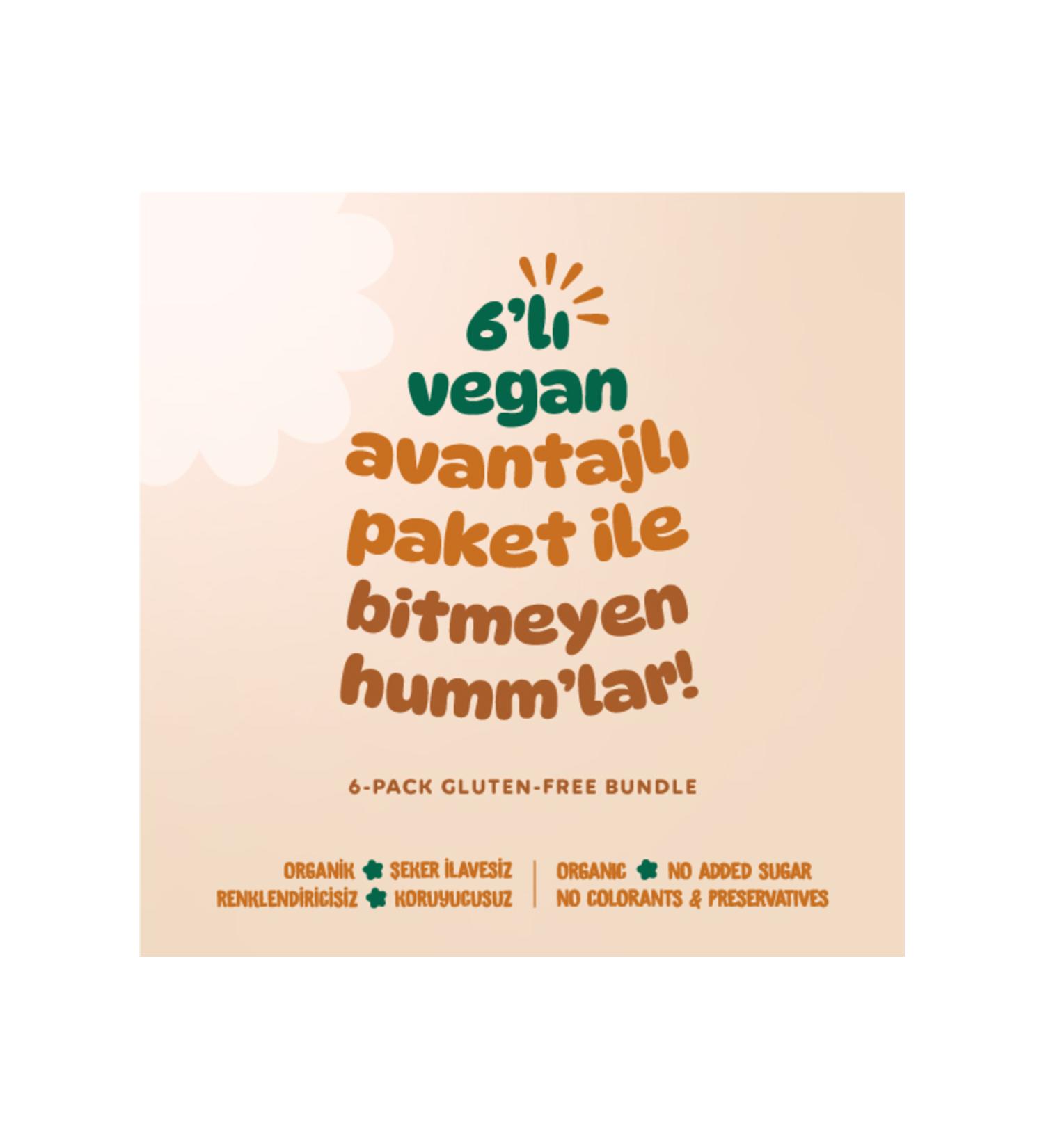 Humm Organic Vegan Strawberry Snack Pack - 6 pieces (2 varieties) - Buy Online on GoSupps.com