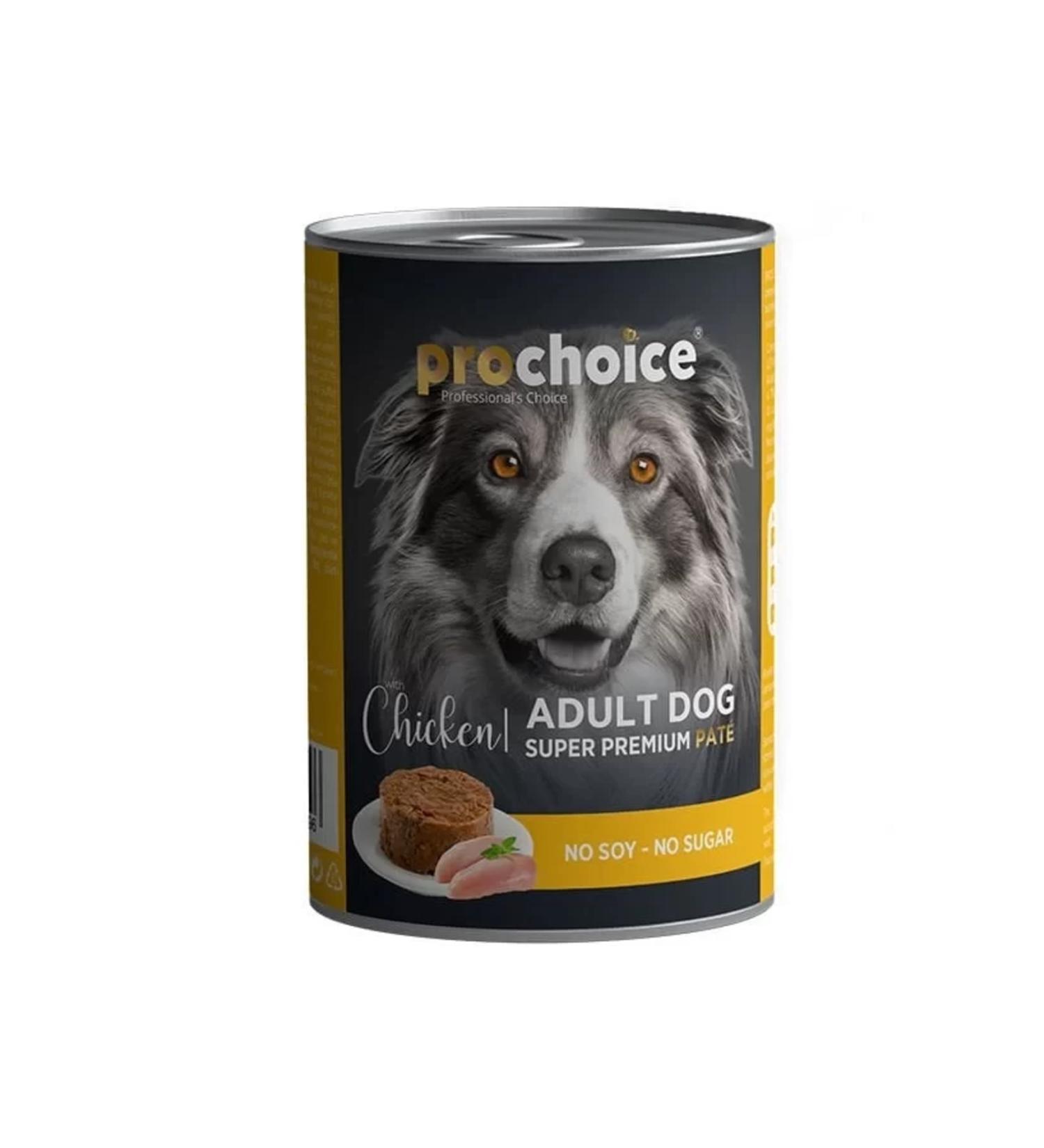 Your Manufacturer Pro Choice Adult Chicken Adult Dog Canned Food 400 Gr