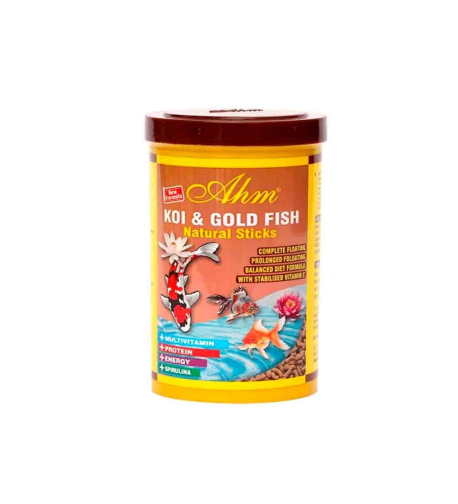 Ahm Koi Goldfish Natural Sticks Goldfish Food 1000ml